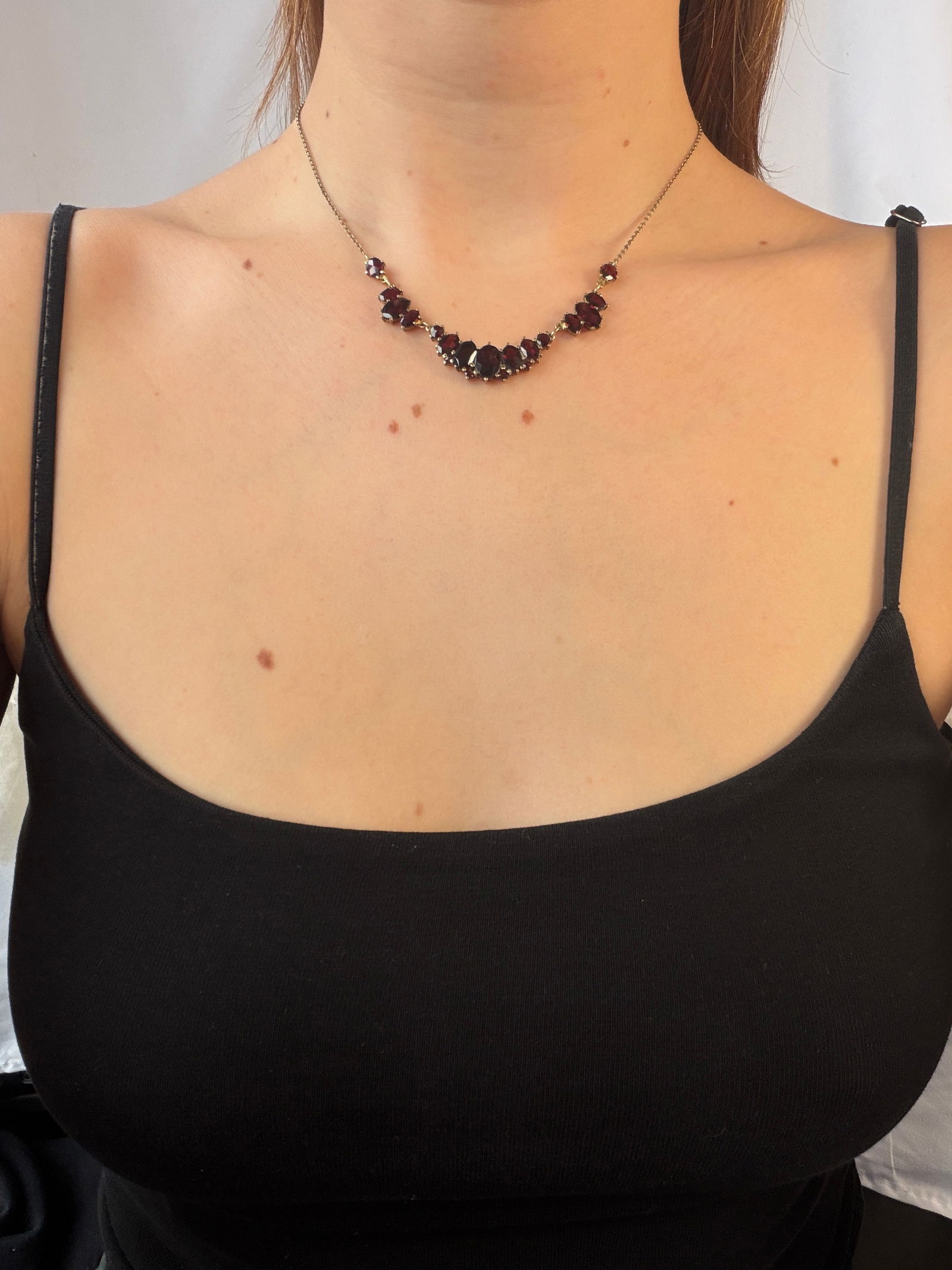 Antique Garnet and Gold Necklace - 7