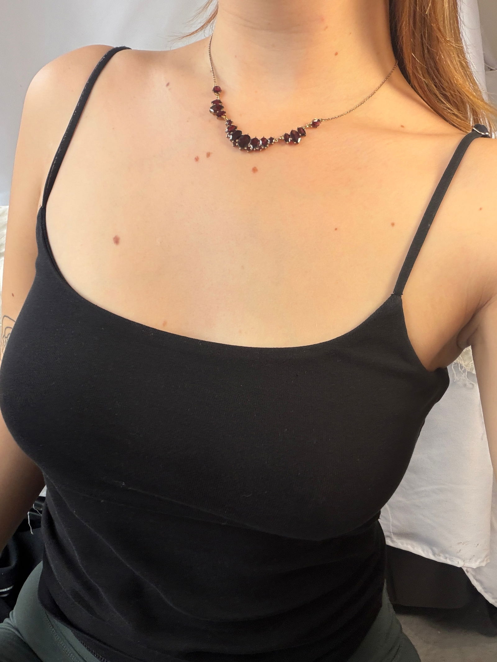 Antique Garnet and Gold Necklace - 8