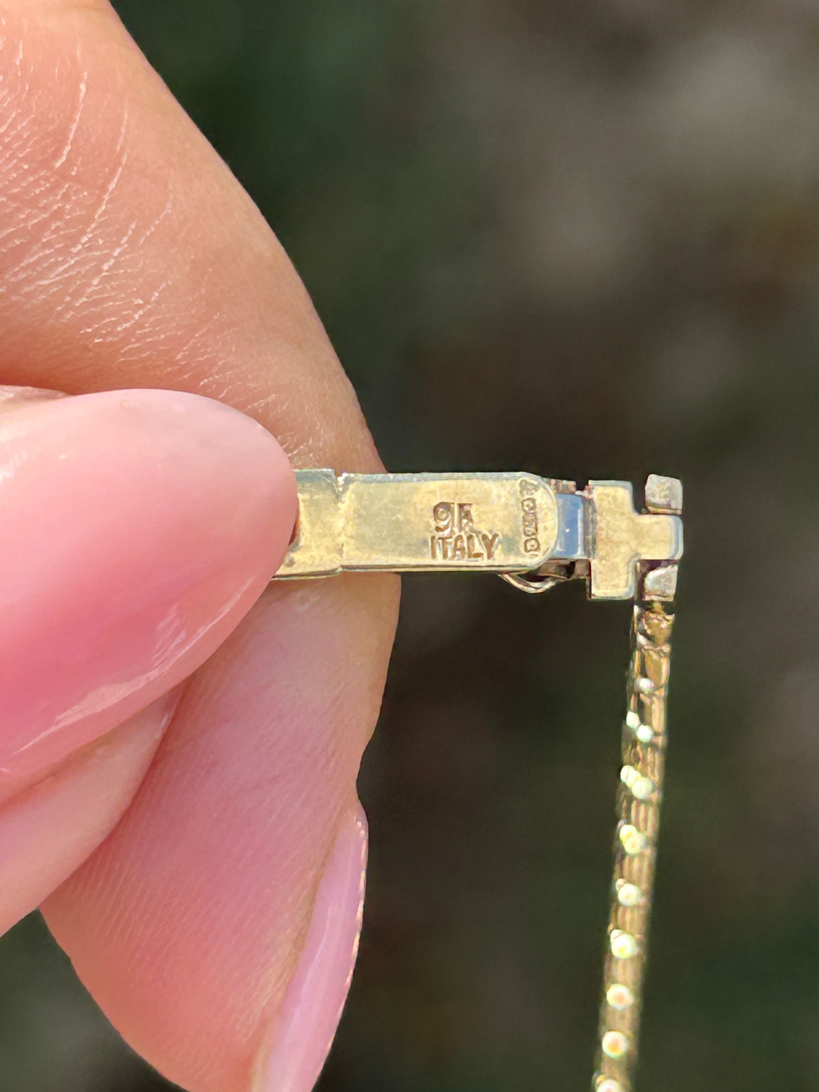 vintage 9ct yellow gold fringe deisgn collar / necklace - 3