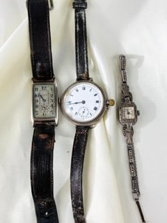 MIXED LOT 3 Silver Watches - 2
