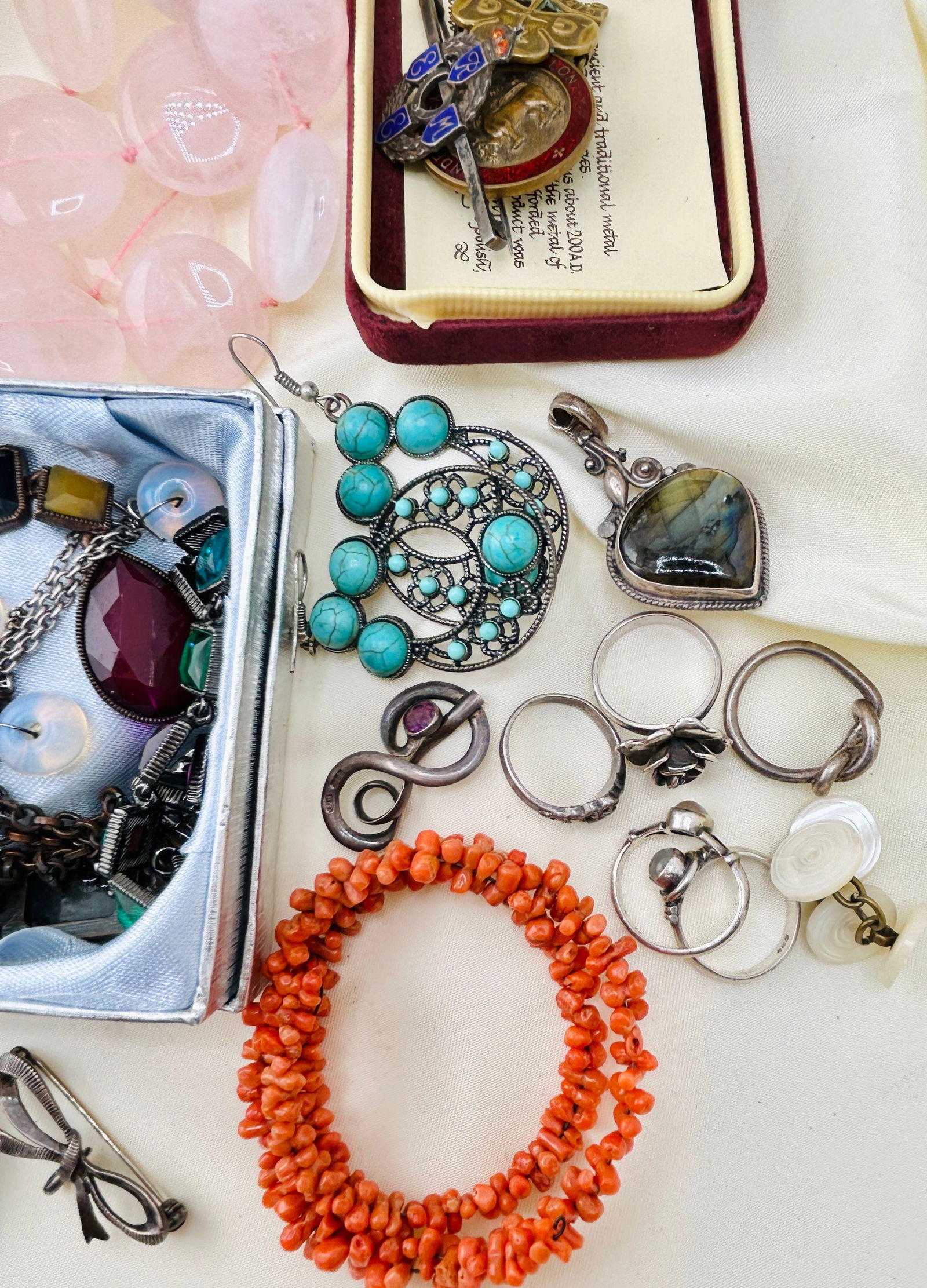 large antique & vintage jewellery mixed lot - 2