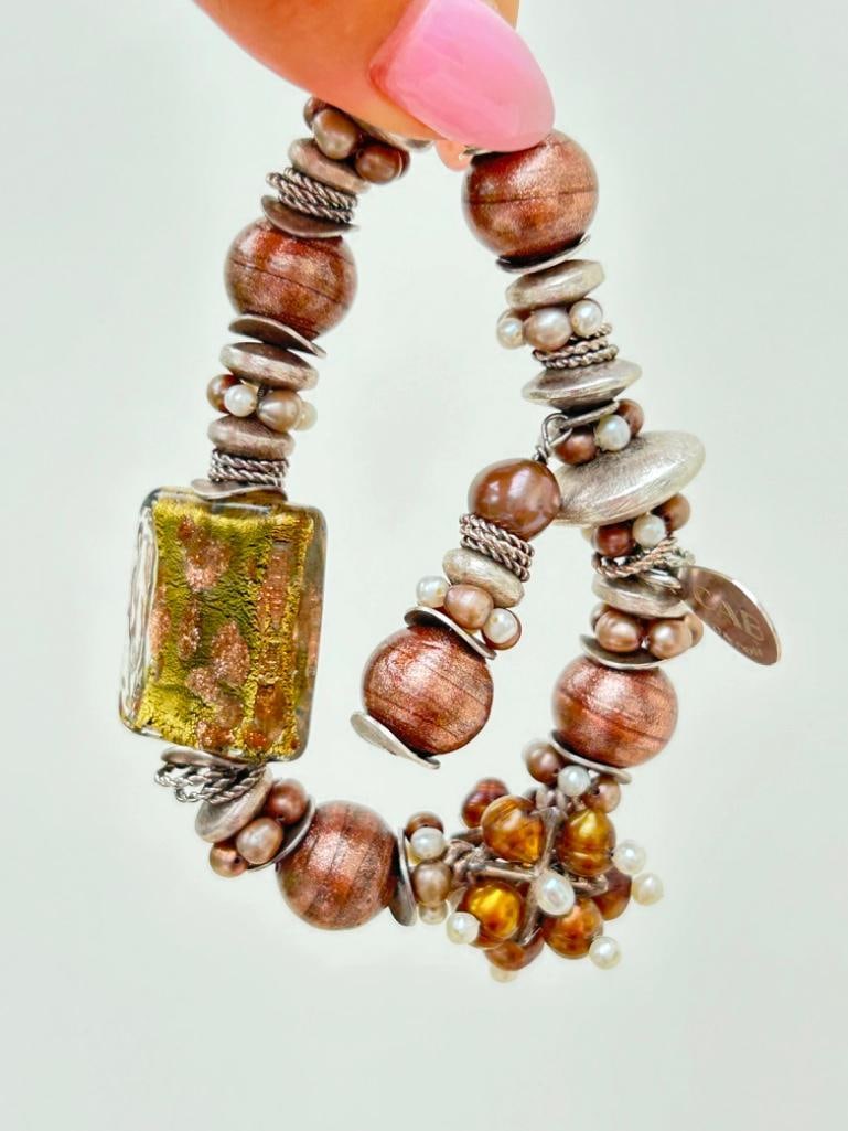 Rare Gemset Designer Cab London Bracelet - 2