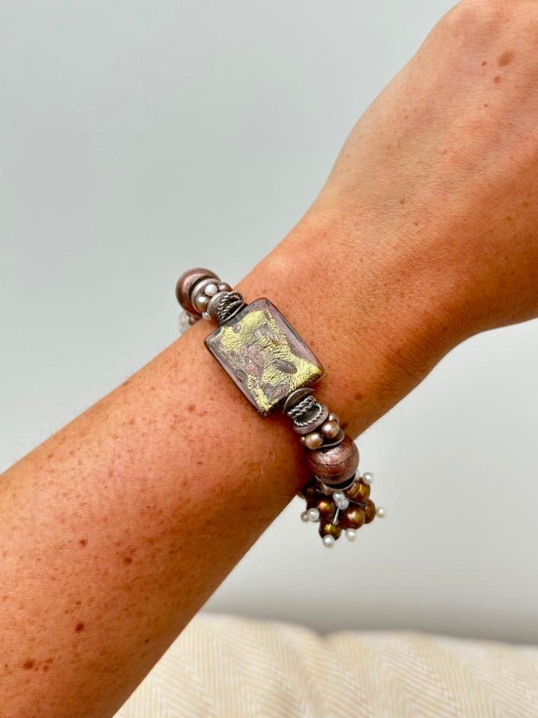 Rare Gemset Designer Cab London Bracelet - 5