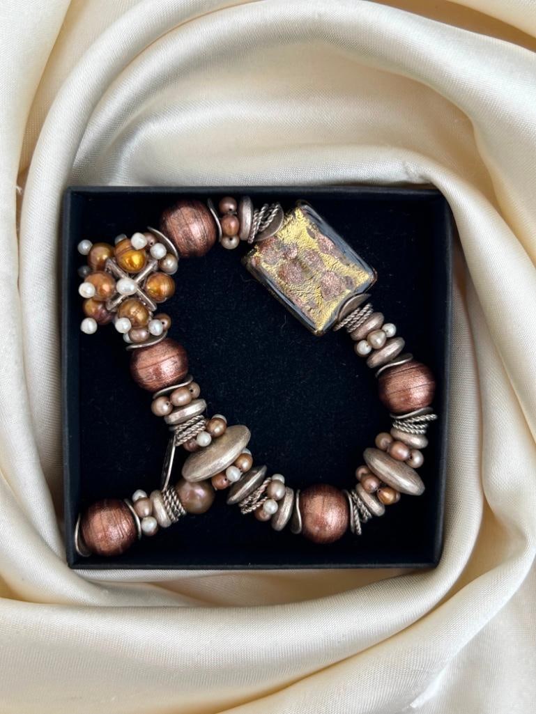 Rare Gemset Designer Cab London Bracelet - 7