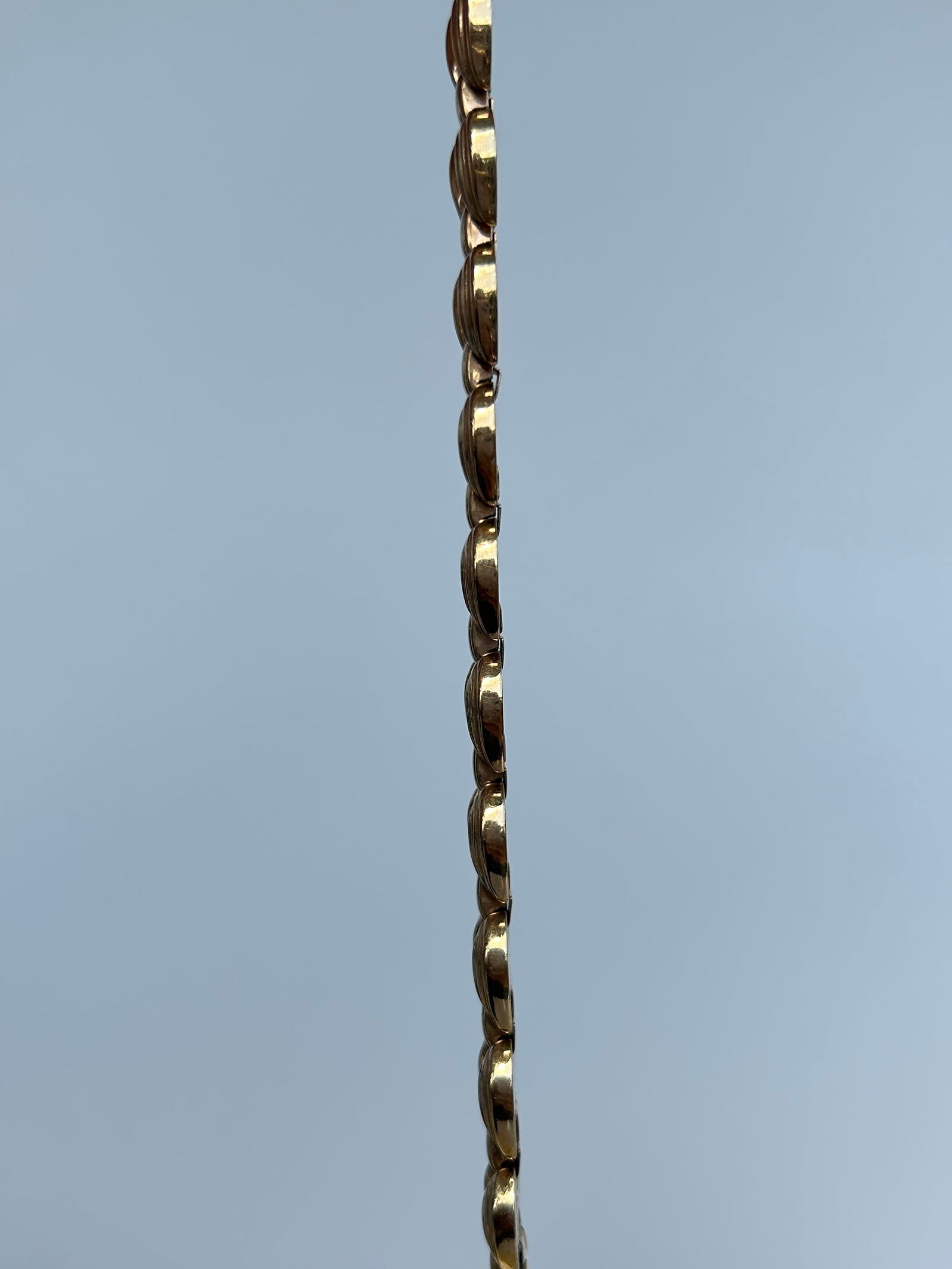 Vintage 9ct Yellow Gold Unusual Design Boxed Bracelet - 3