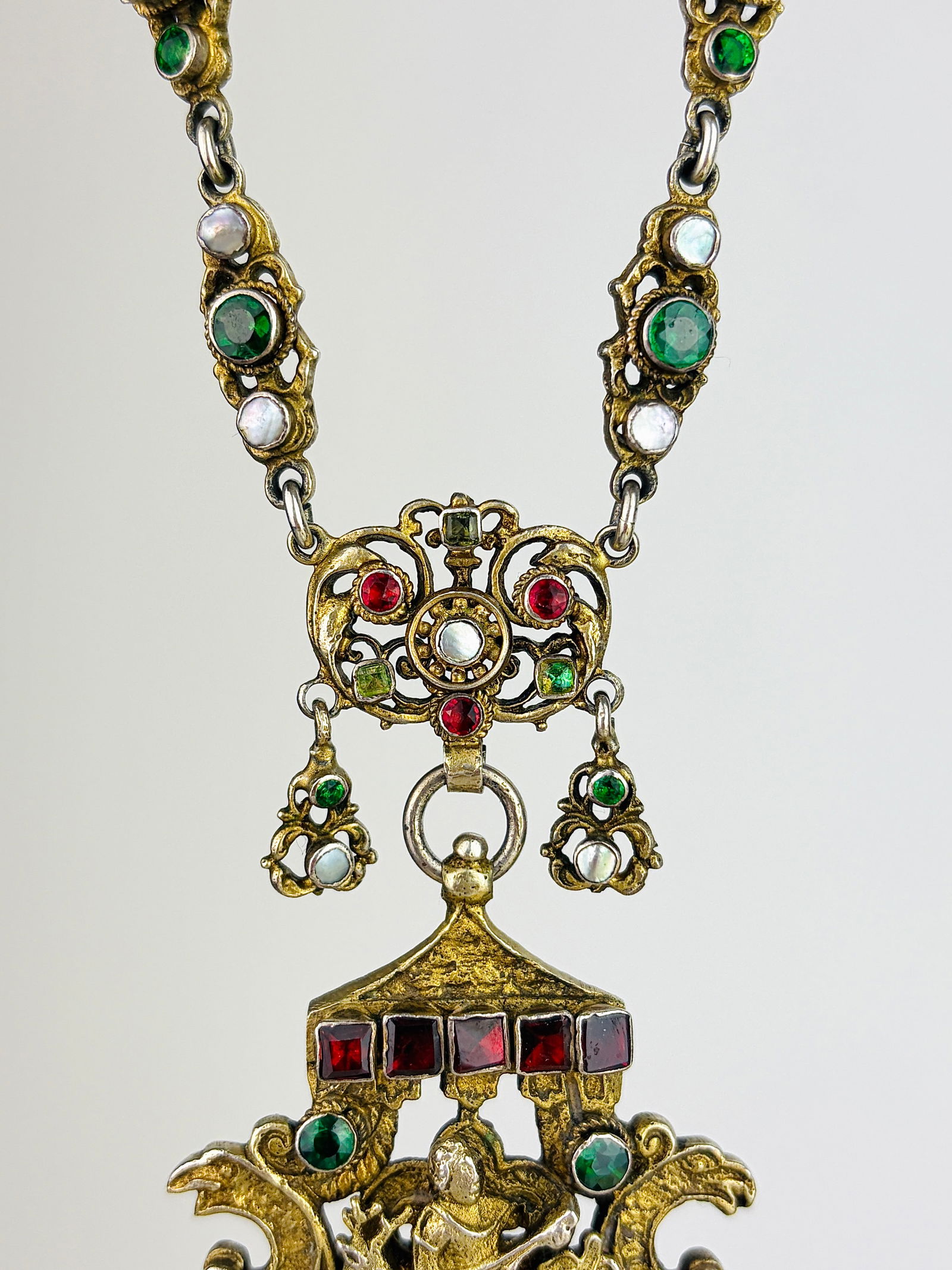 Rare Antique Austro Hungarian Statement Necklace - 2