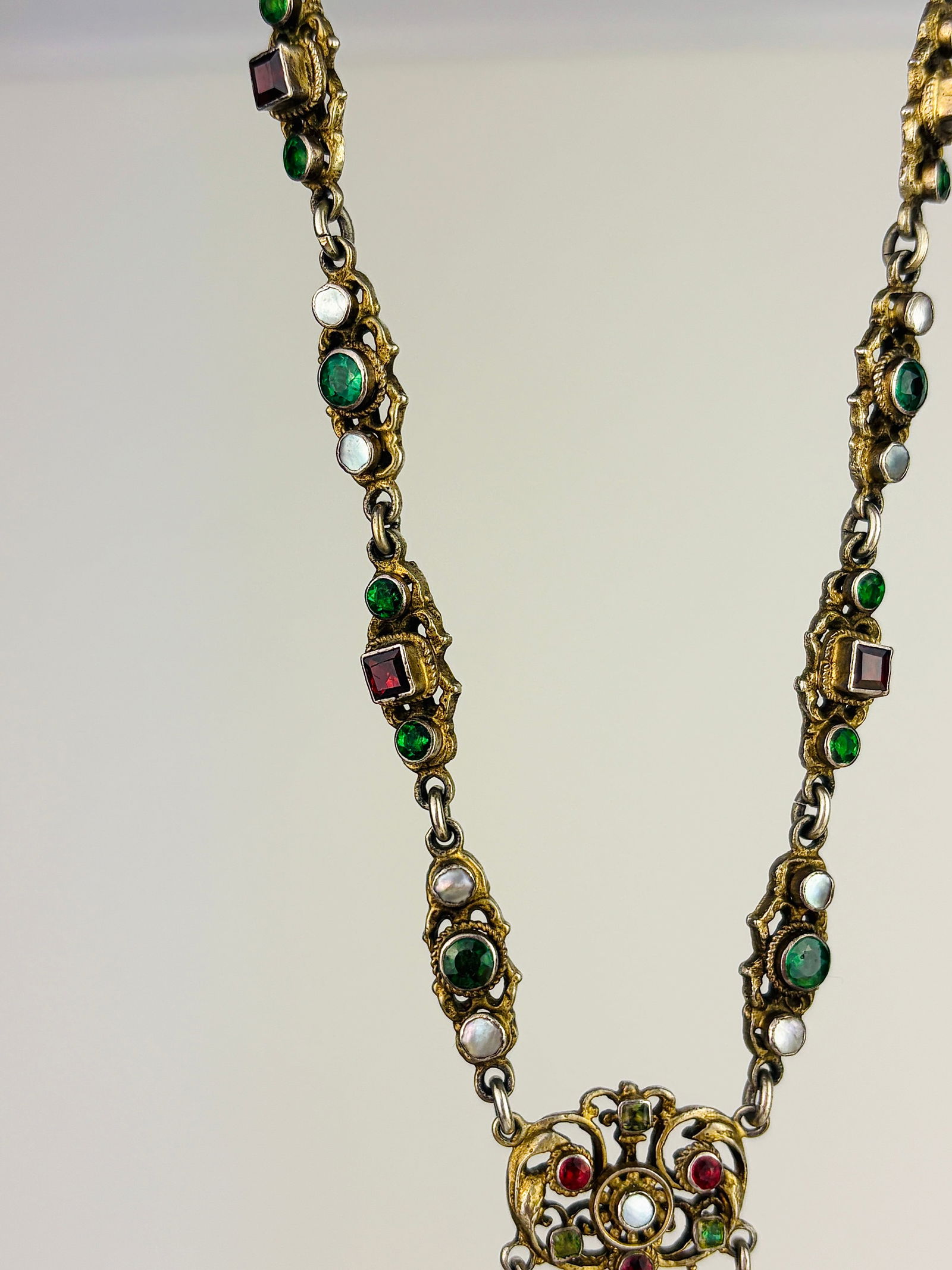 Rare Antique Austro Hungarian Statement Necklace - 3