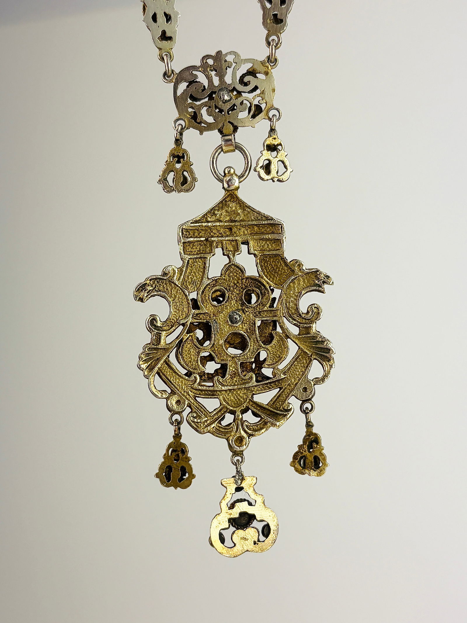 Rare Antique Austro Hungarian Statement Necklace - 5