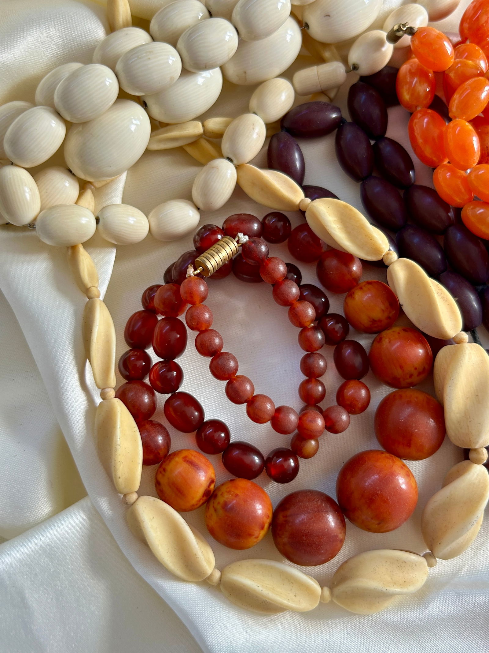 MIXED LOT Heavy Bead Necklaces - 2