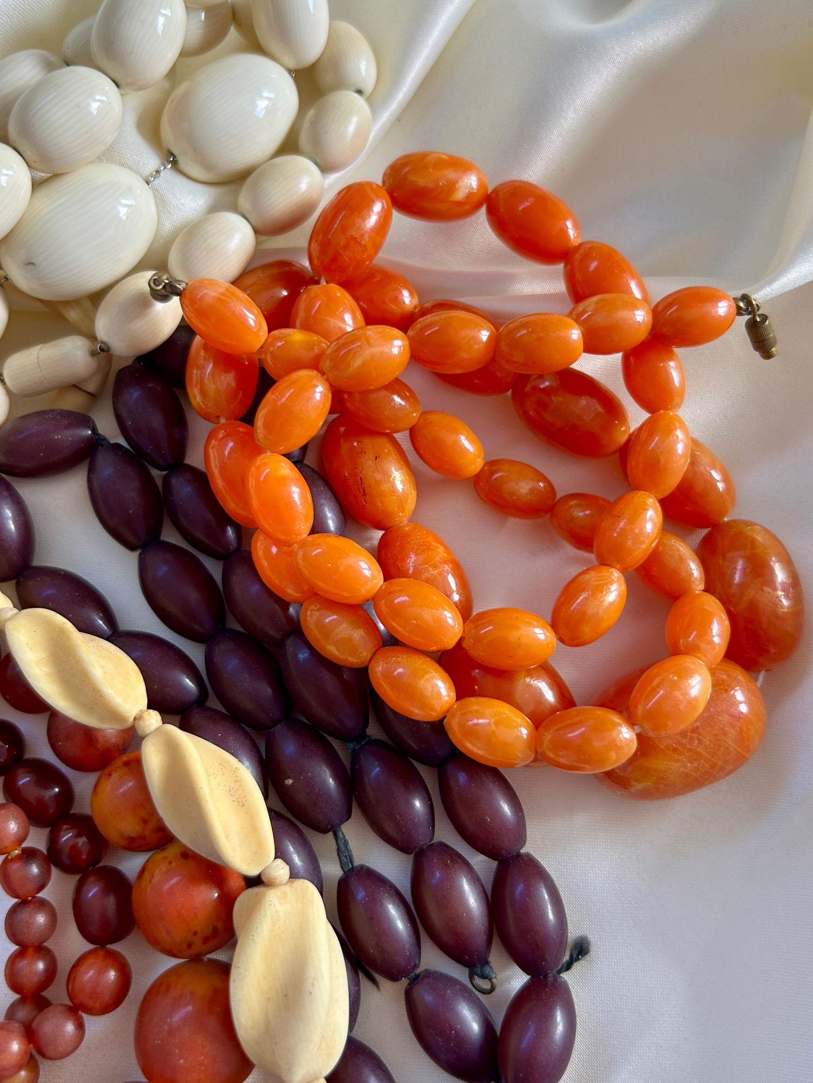 MIXED LOT Heavy Bead Necklaces - 3