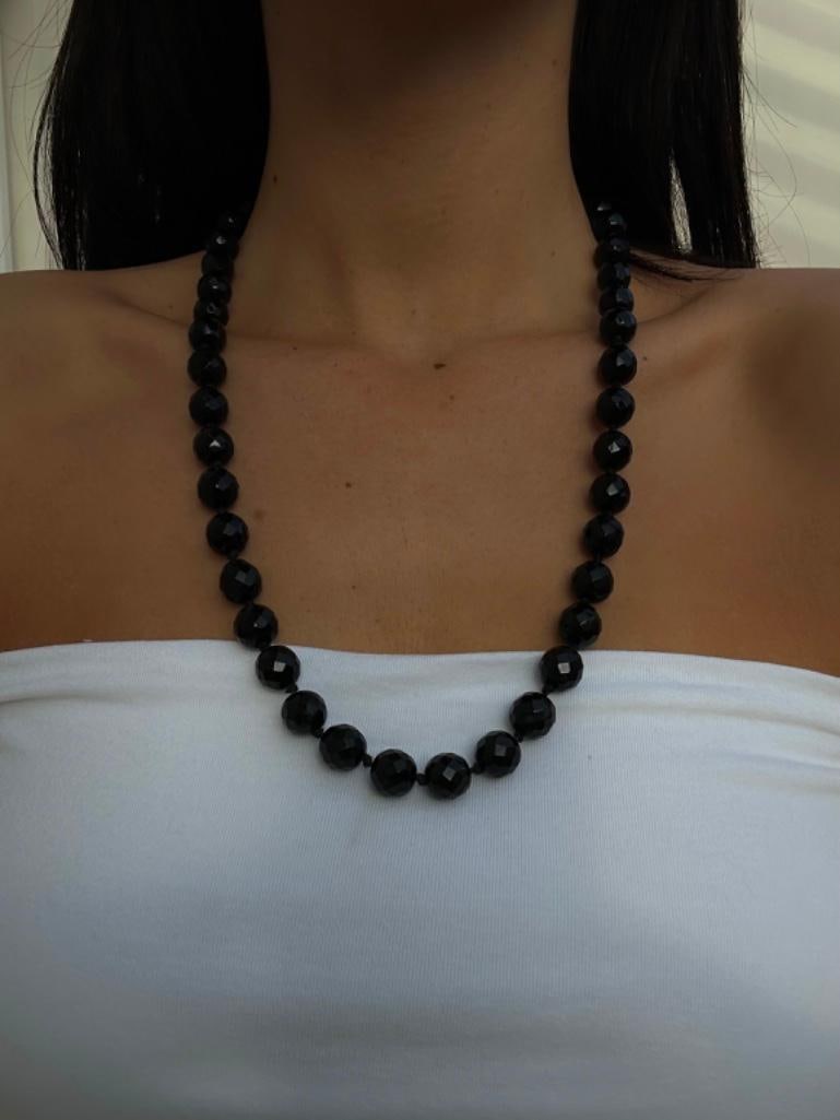 Antique Beaded Necklace - 2