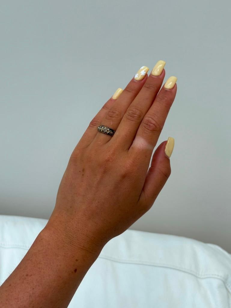 Antique Enamel Pearl and Diamond Gold Precious - 5