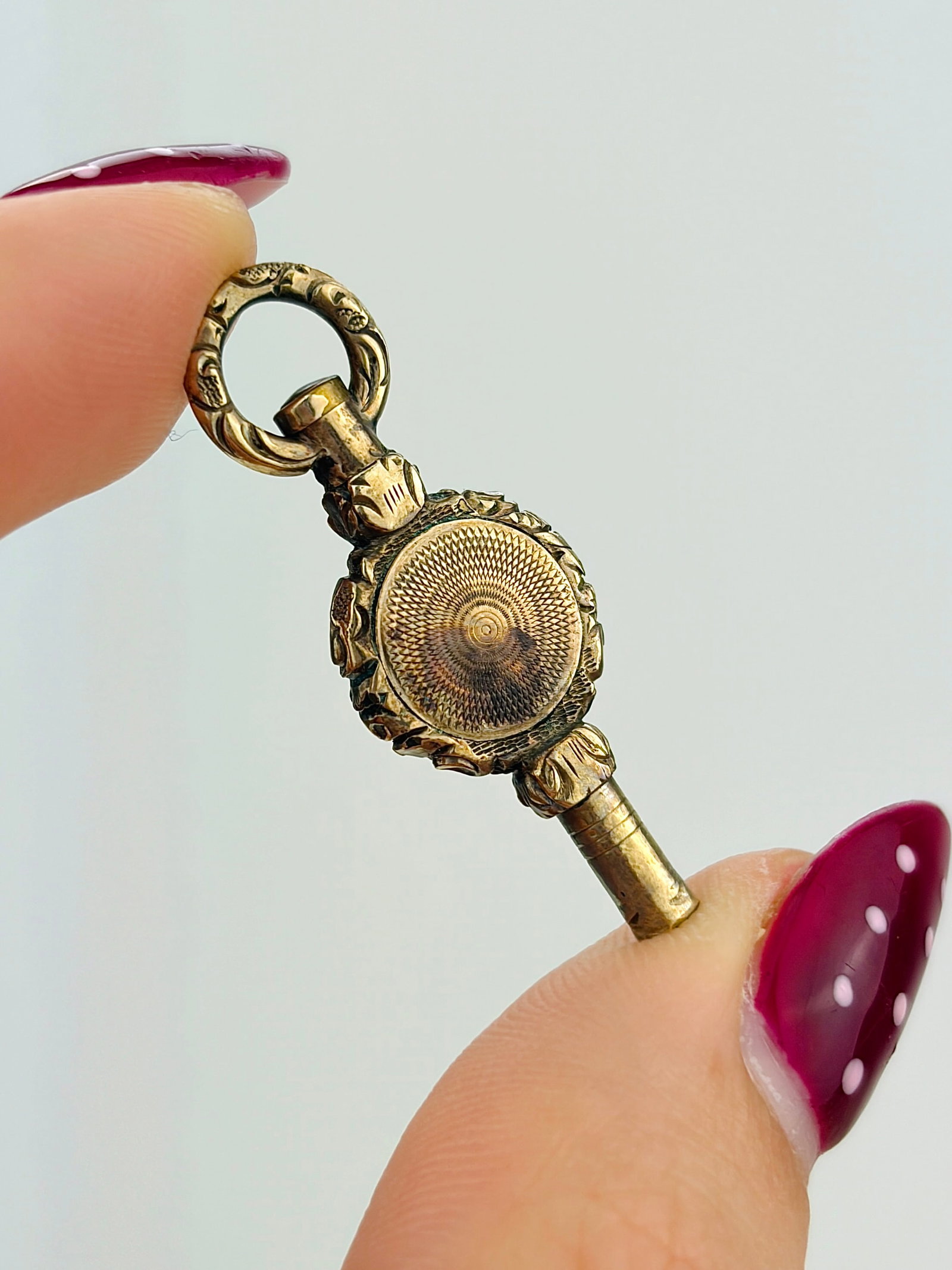 ANTIQUE GEORGIAN ERA GOLD WATCH KEY - 3