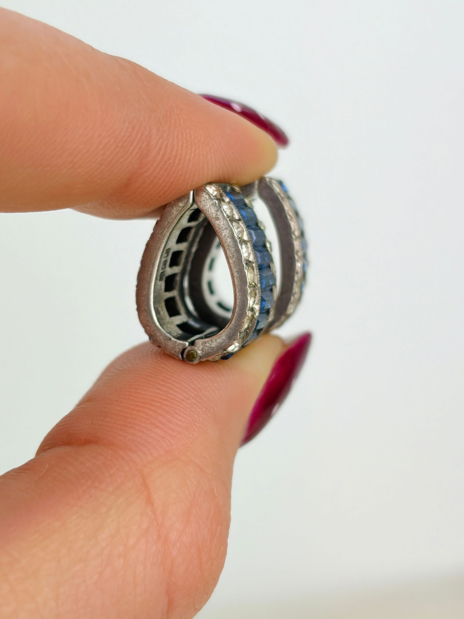 SILVER PASTE CLIP ON EARRINGS - 2