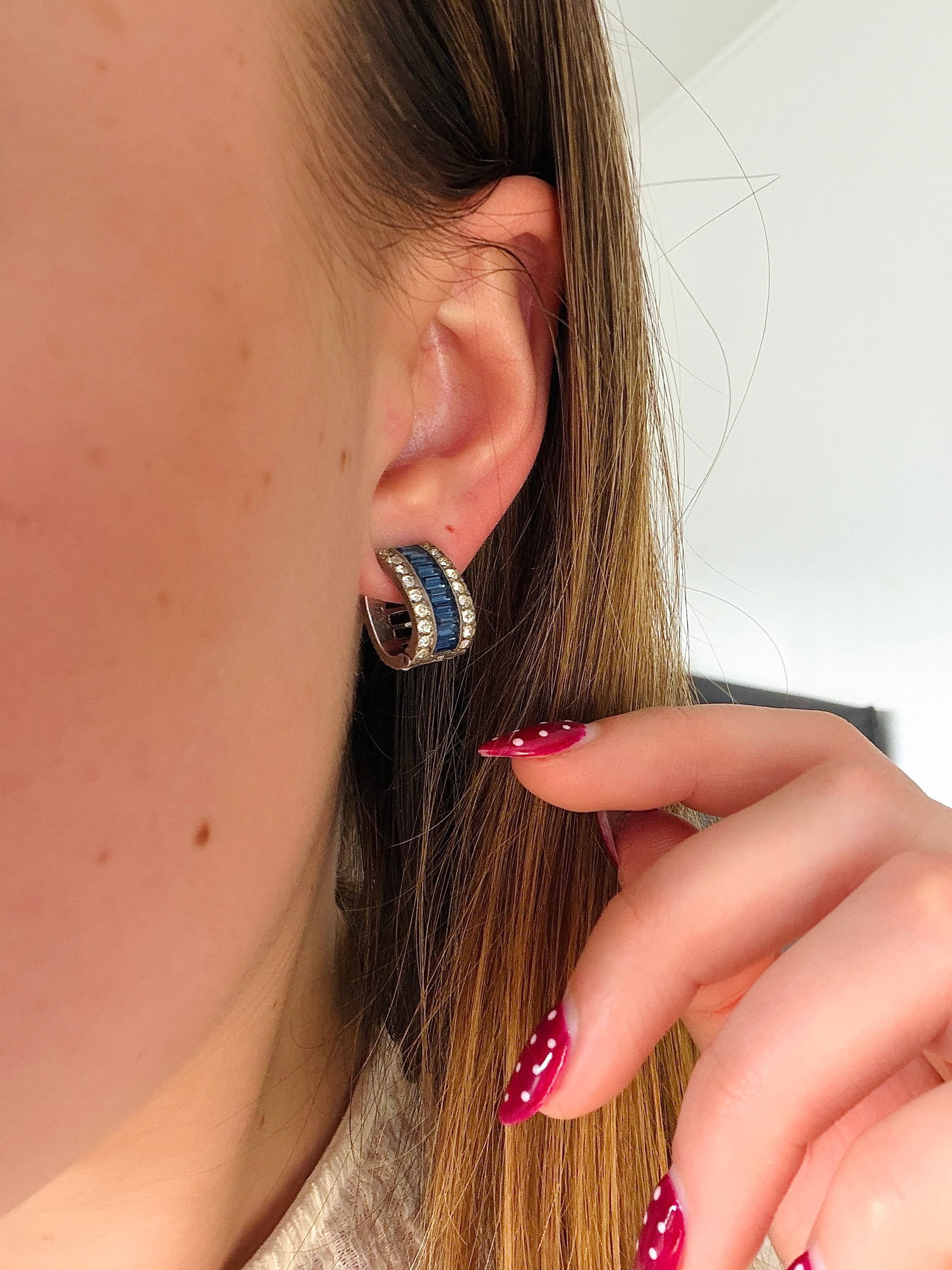 SILVER PASTE CLIP ON EARRINGS - 4