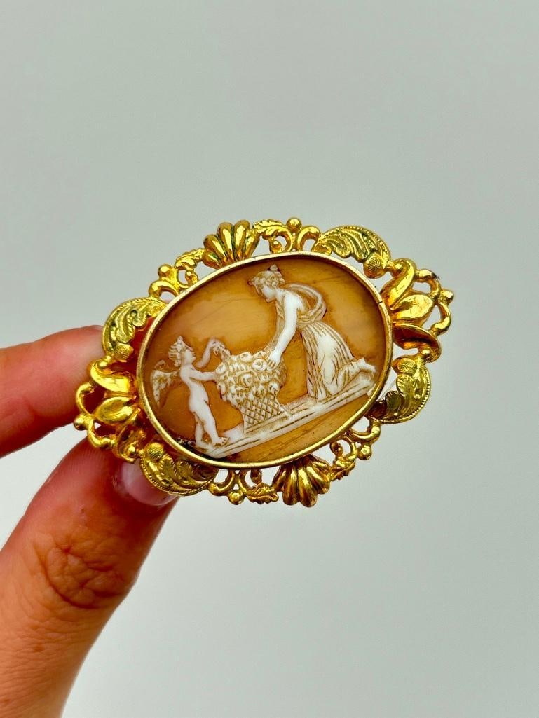 Antique boxed cameo suite - 5