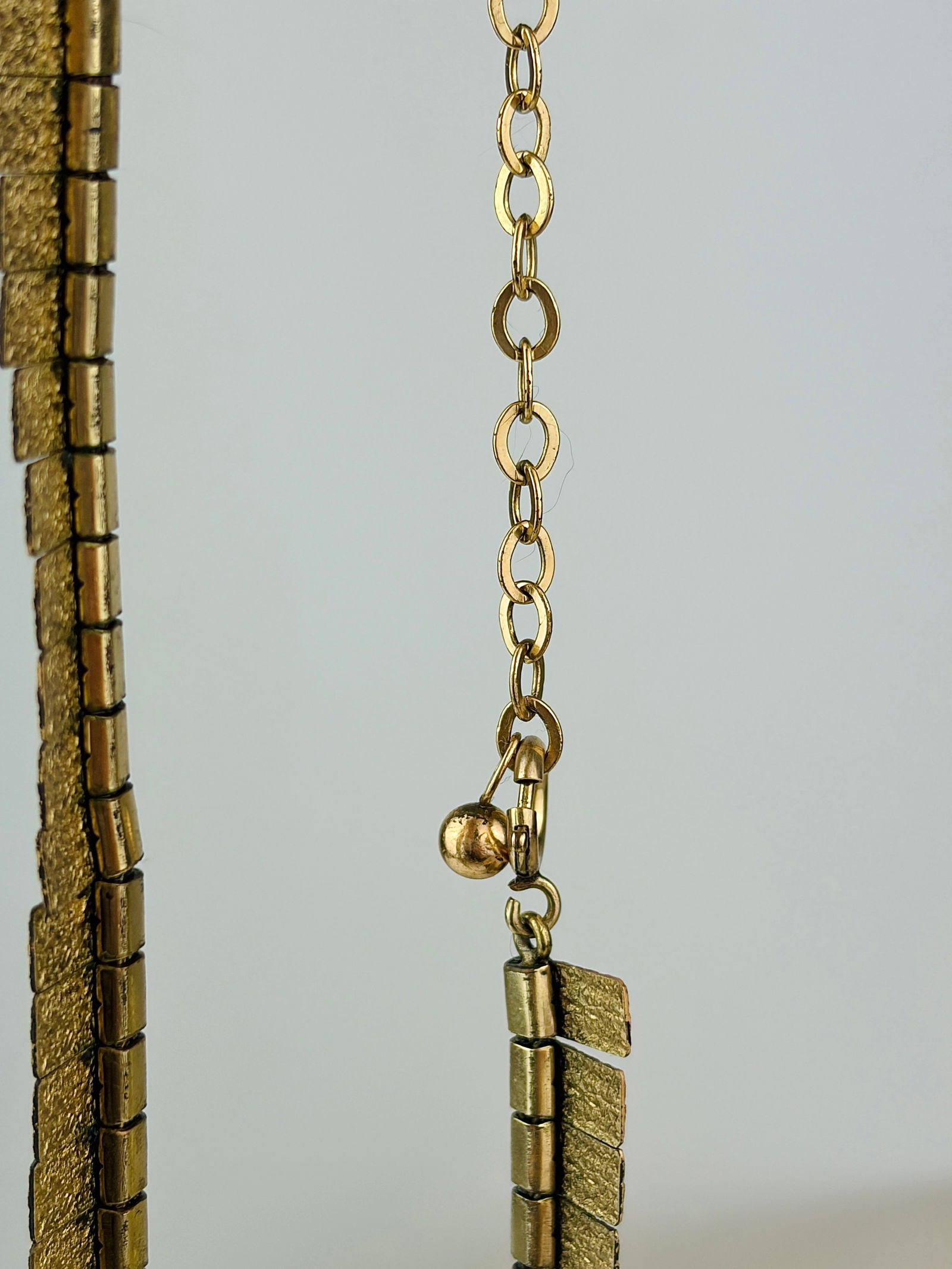 VINTAGE AMERIKANER GOLD PLATED COLLAR / NECKLACE - 4