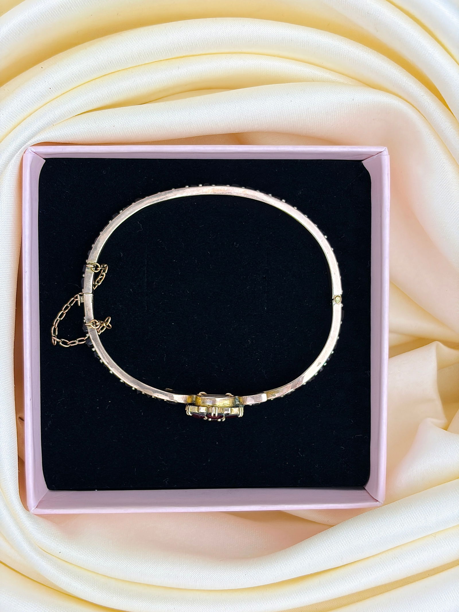 ANTIQUE GARNET BANGLE / BRACELET - 6