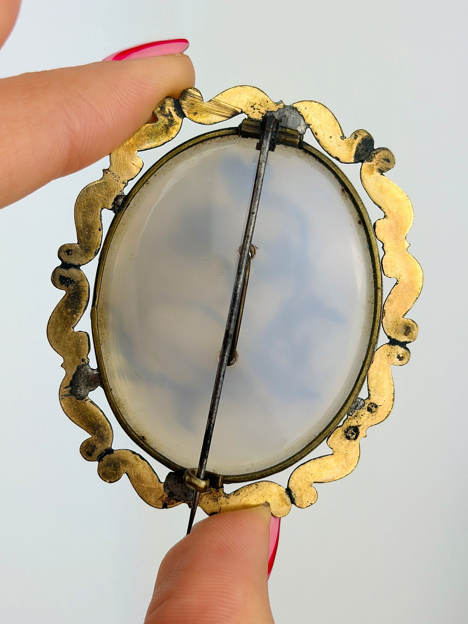 Antique large brooch - 3