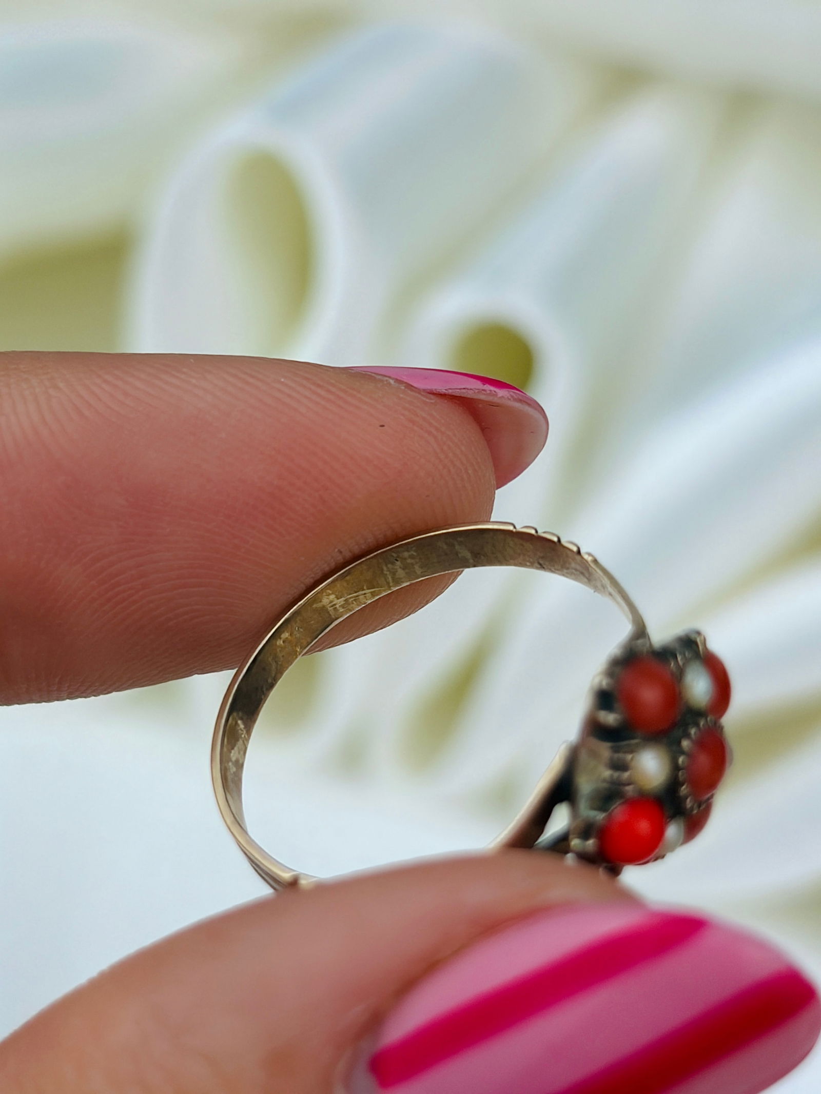 ANTIQUE GOLD RING - 3