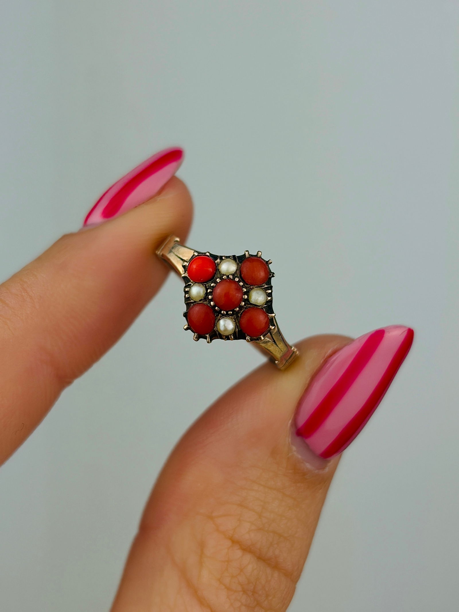 ANTIQUE GOLD RING - 4