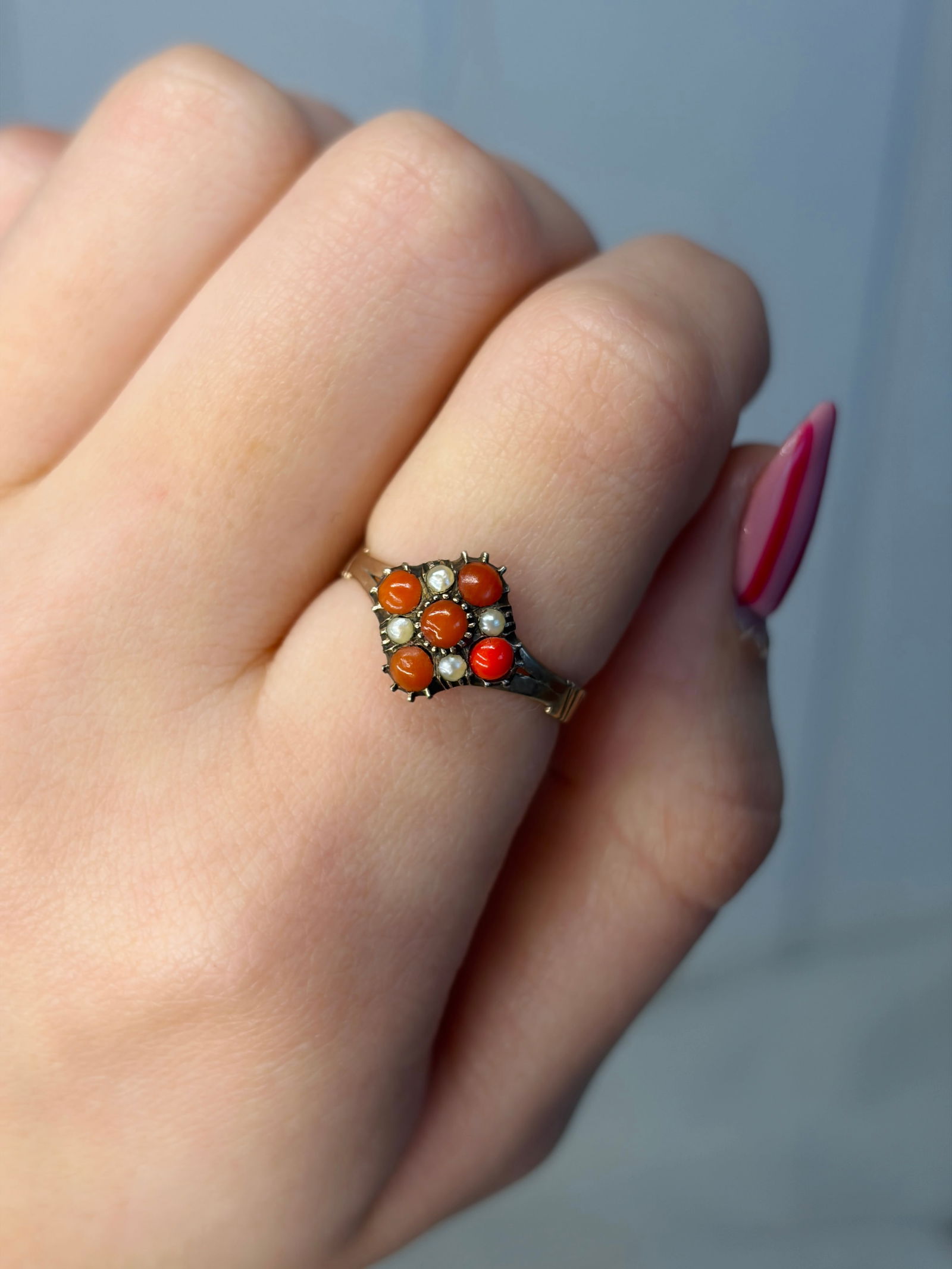 ANTIQUE GOLD RING - 7