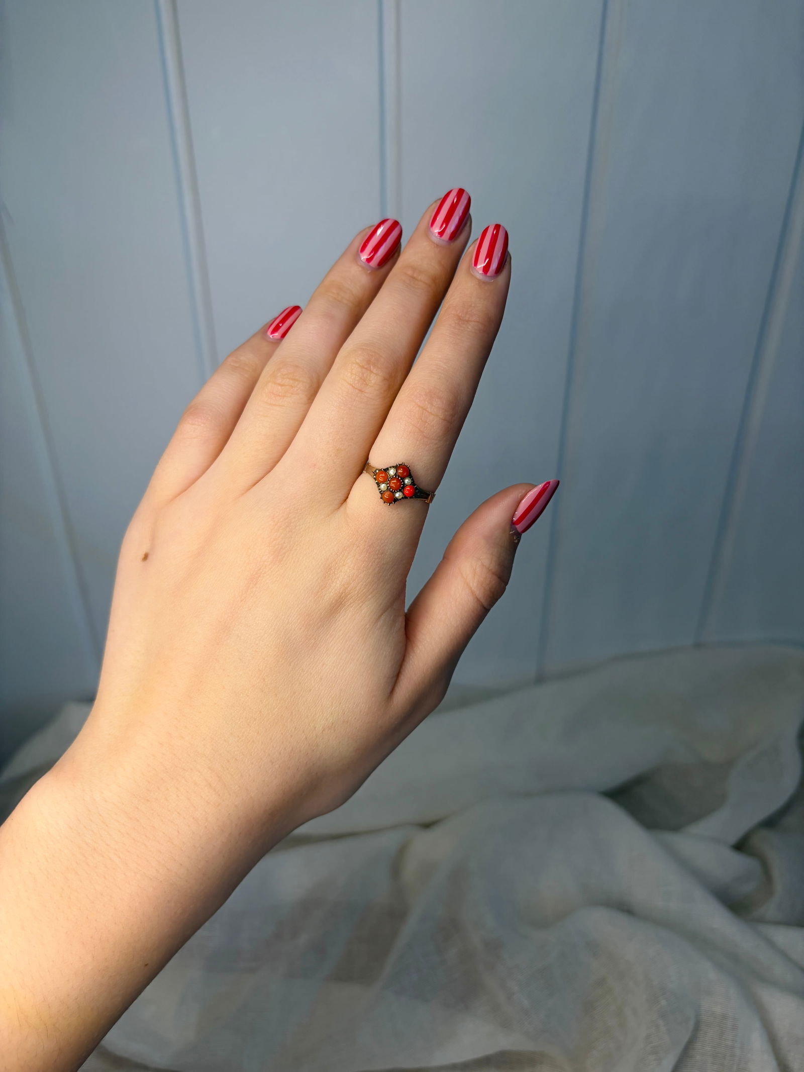 ANTIQUE GOLD RING - 8