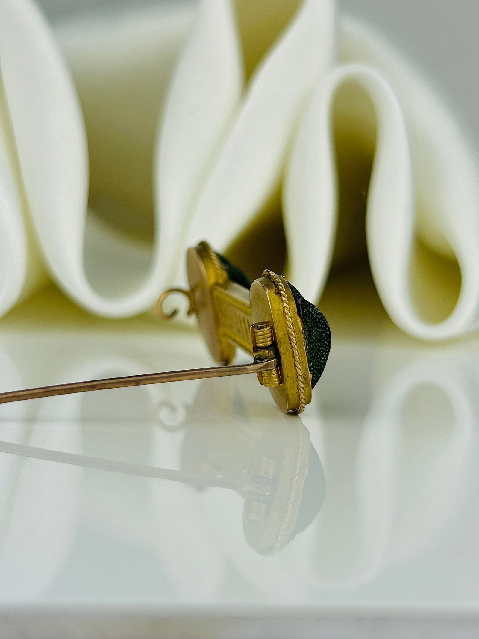 Antique Double Scarab Brooch - 4