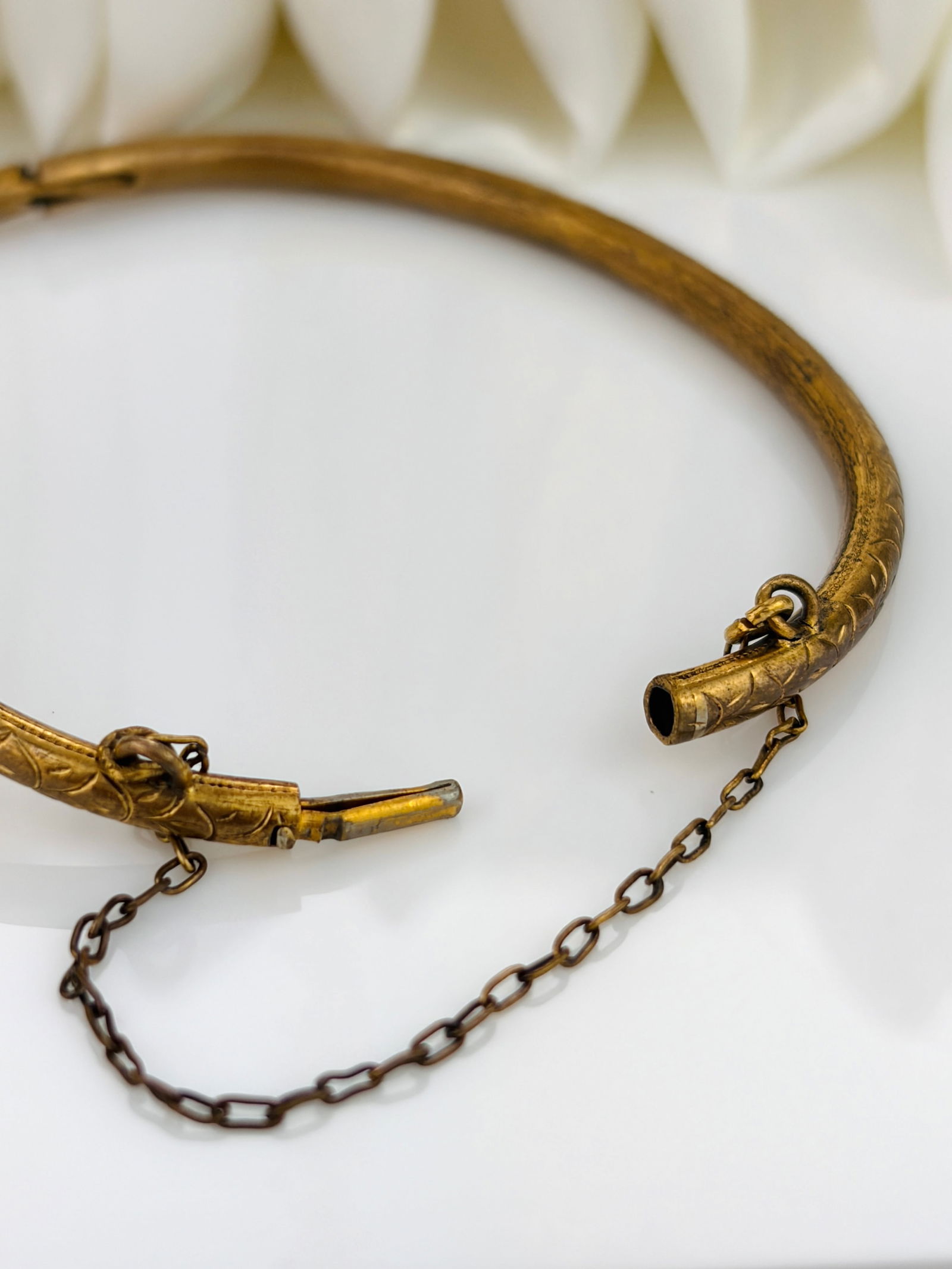 Diamond and Ruby Wrapped Snake Bangle - 5