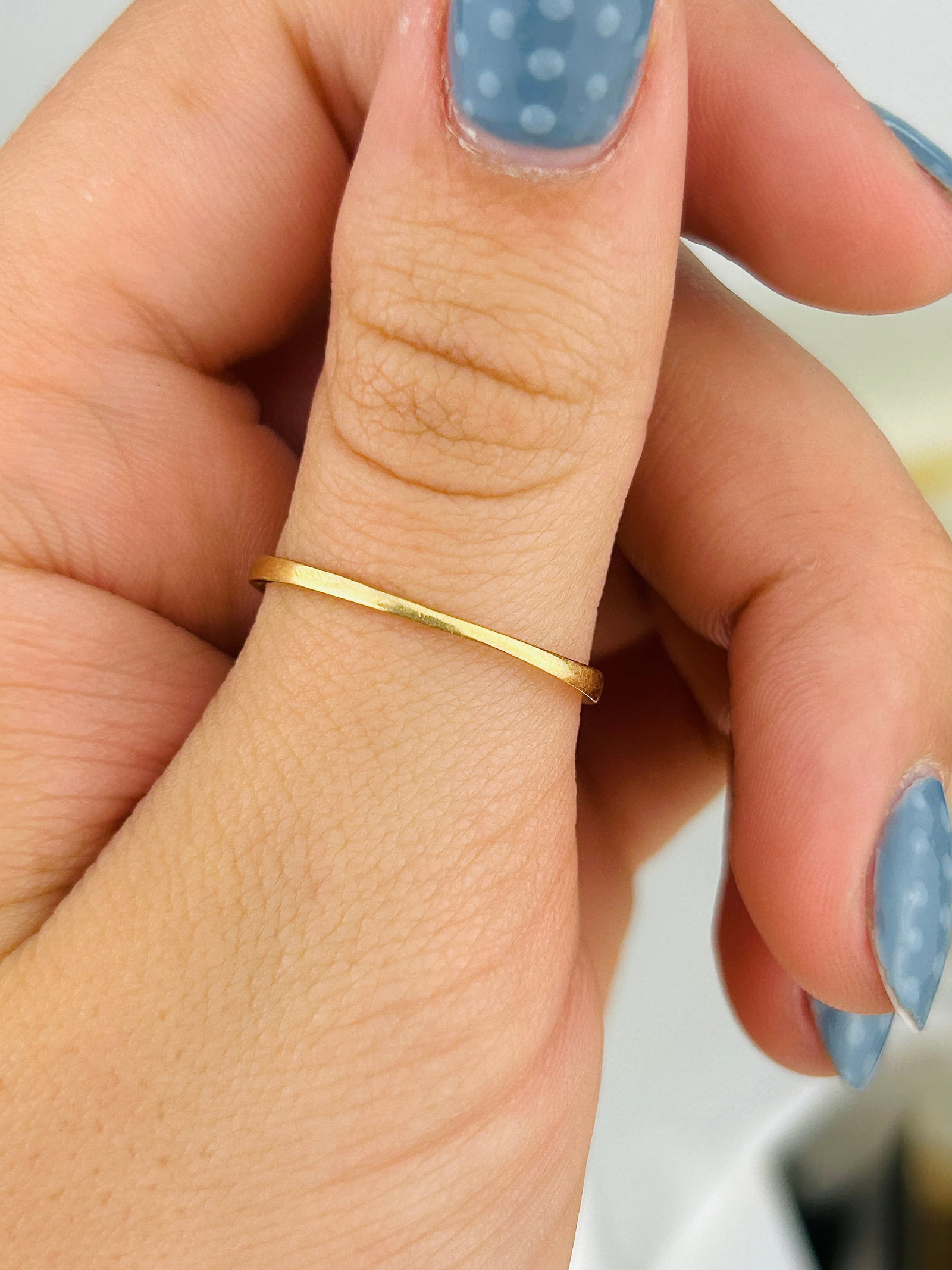 Antique 18ct Gold and Platinum Diamond 3 Stone Ring - 6