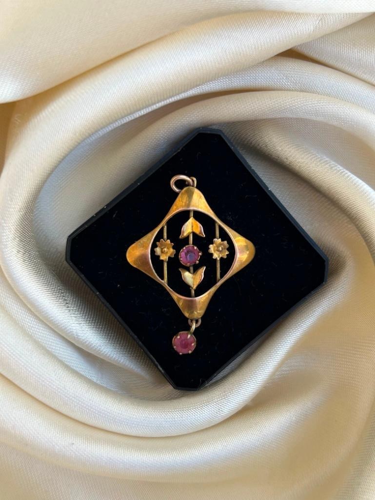 Vintage 9ct Gold Pendant - 4