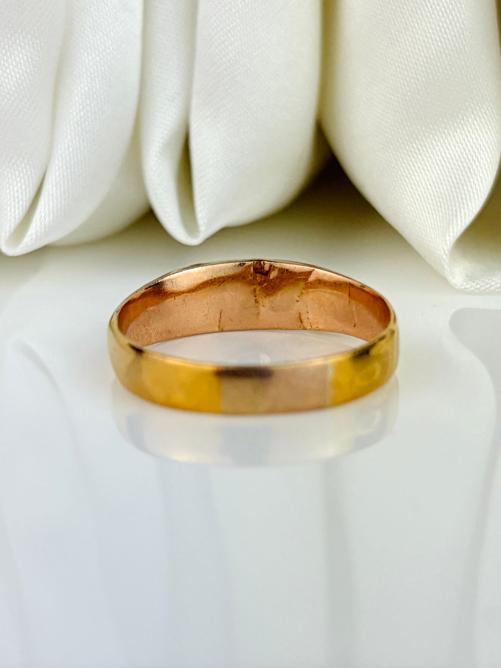 Antique 22ct Gold Opal and Garnet 3 Stone Star Ring - 3