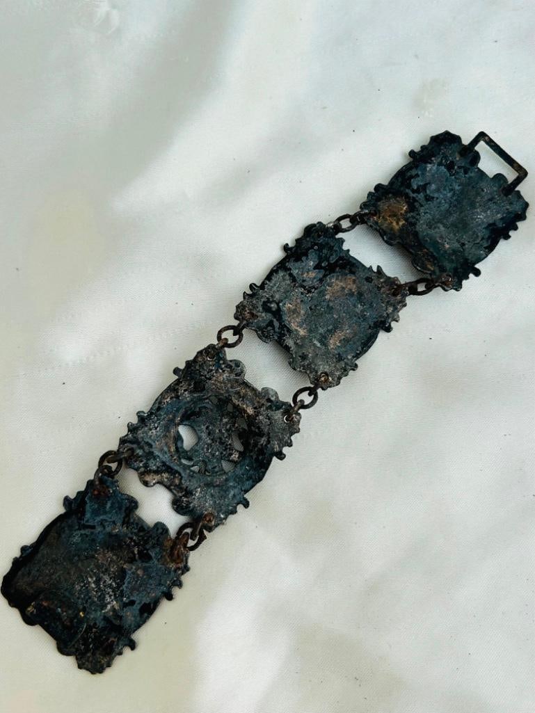 Antique Iron Work Bracelet - 2