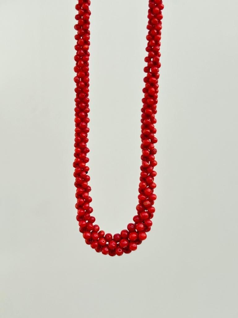 Coral Bead Necklace - 3