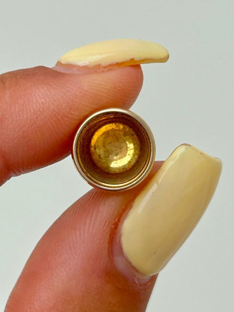 Vintage Thimble Charm / Pendant in 9ct Gold - 3