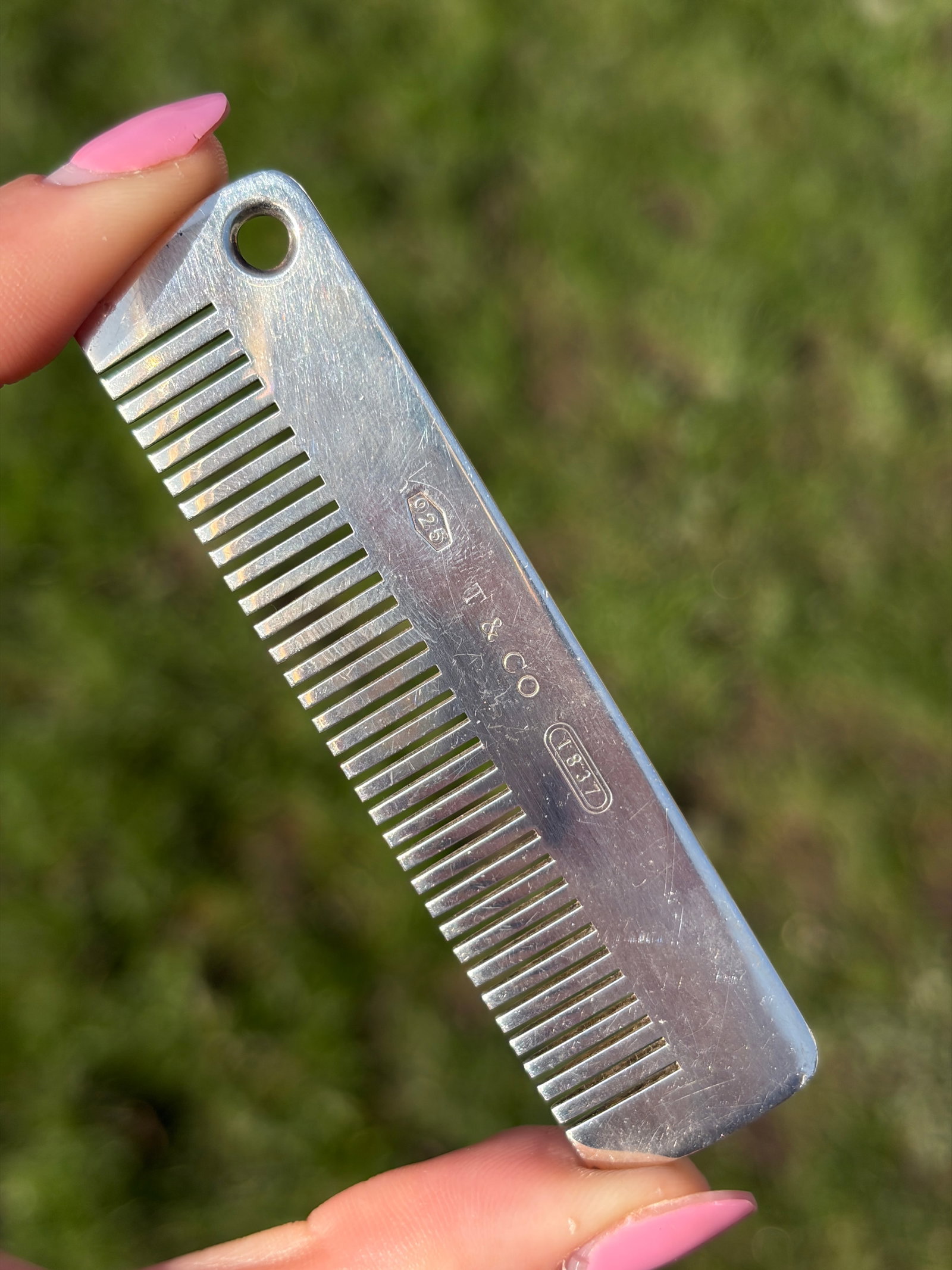 TIFFANY & CO 925 STERLING SILVER COMB - 4