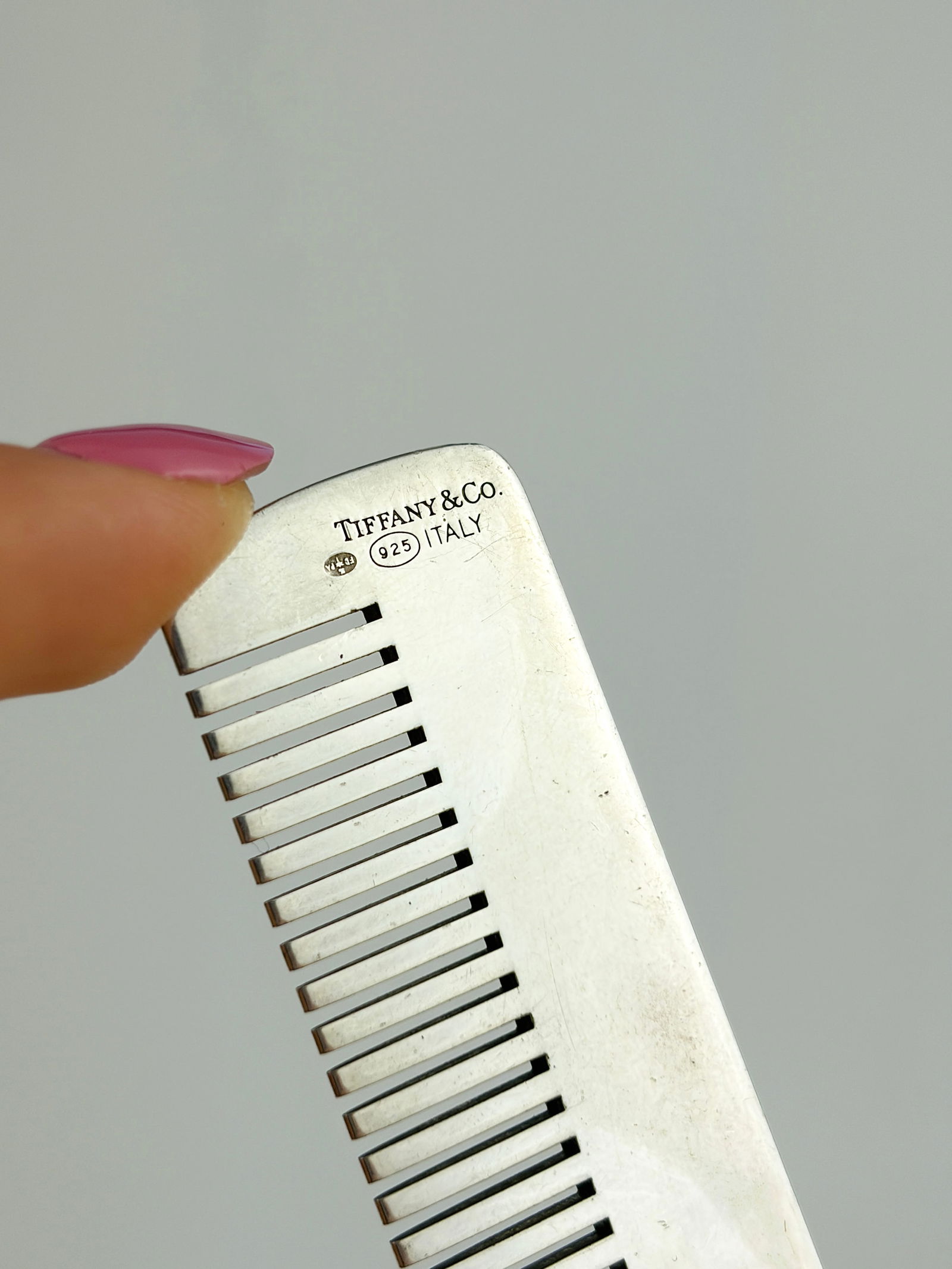 TIFFANY & CO 925 STERLING SILVER COMB - 7