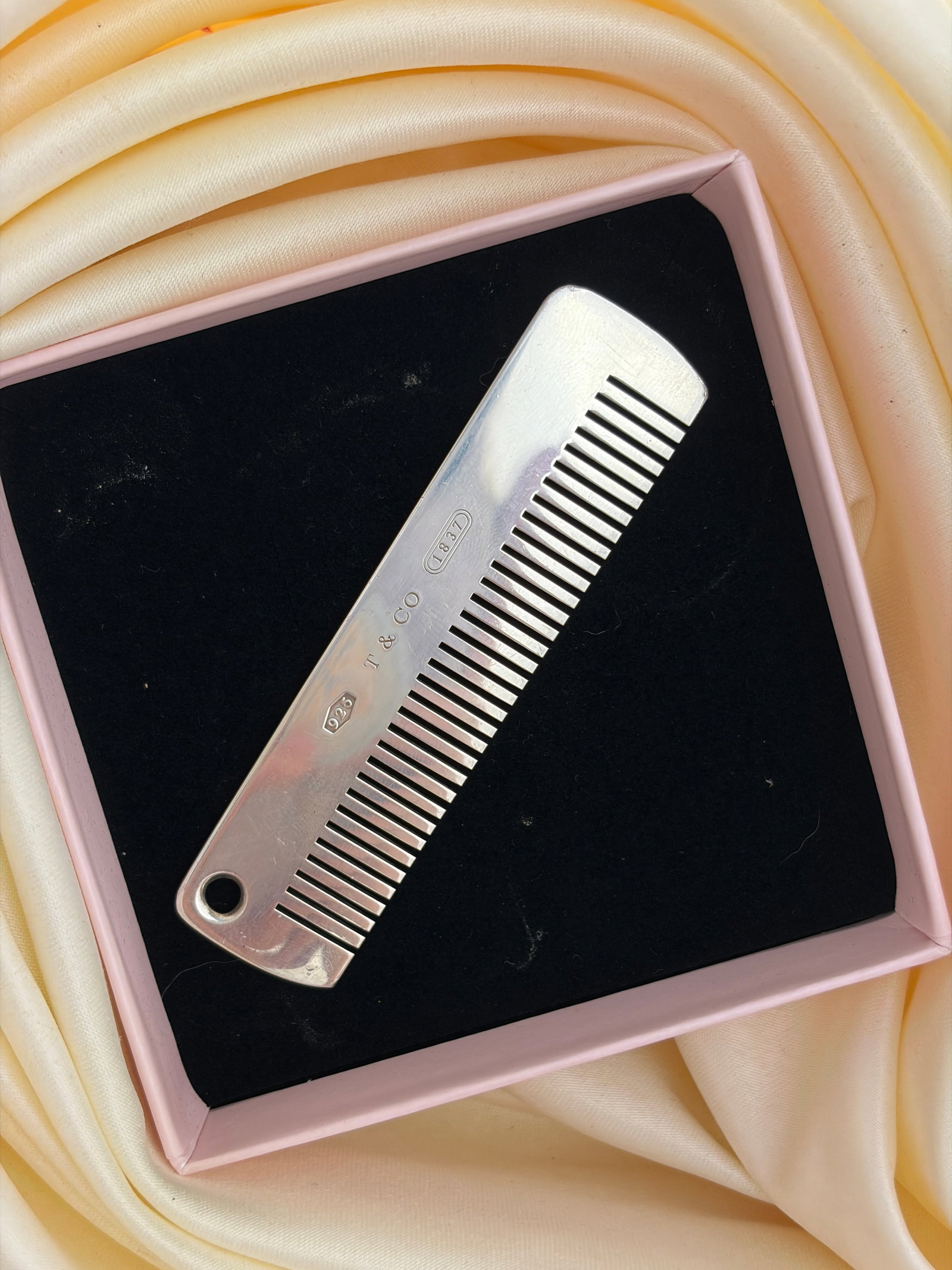 TIFFANY & CO 925 STERLING SILVER COMB - 8