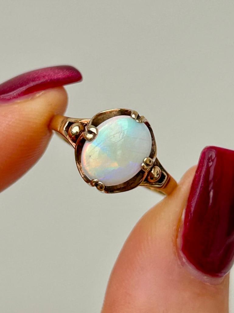 9ct Gold Opal Ring - 6