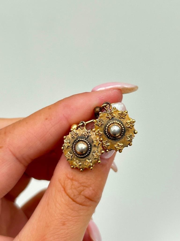 Victorian era rolled gold star set in original box - 2