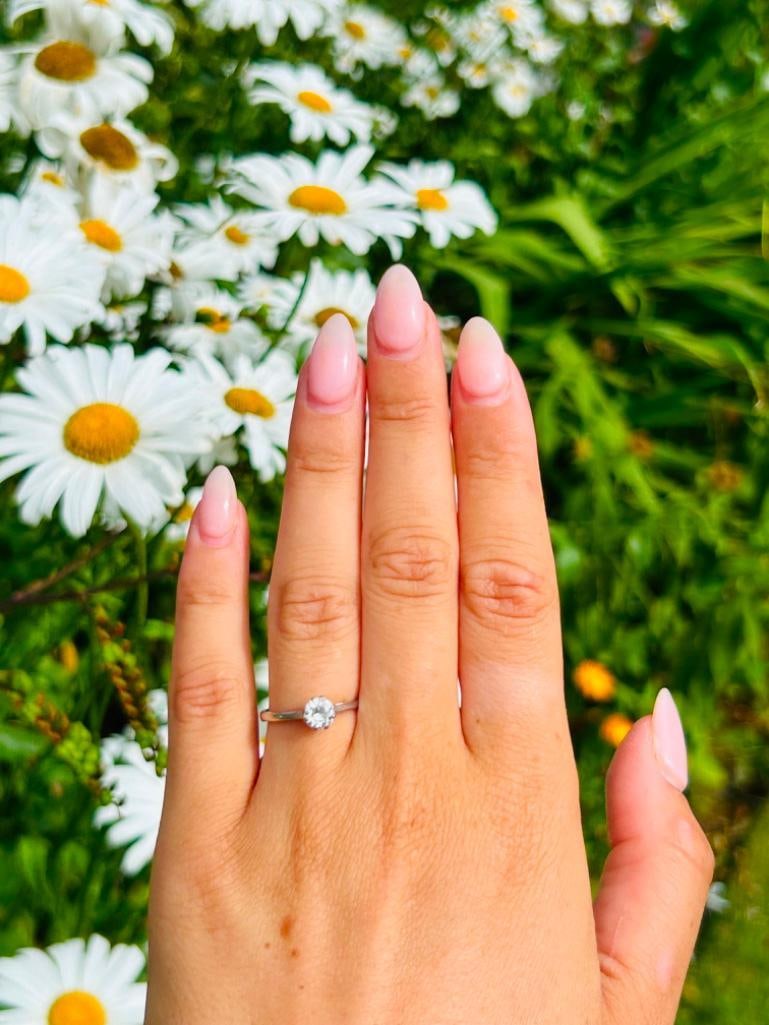 Diamond Solitaire Ring Approx 60pts - 11