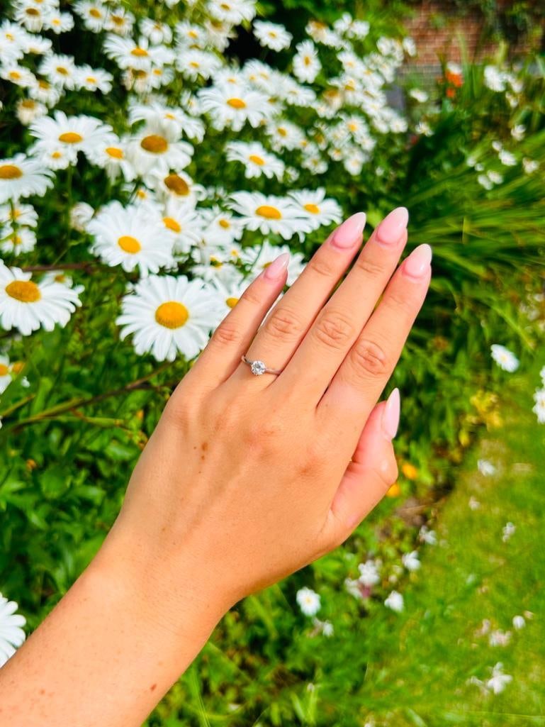 Diamond Solitaire Ring Approx 60pts - 9