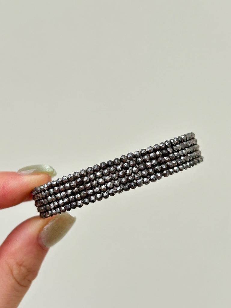 Georgian era cut steel bangle bracelet - 6