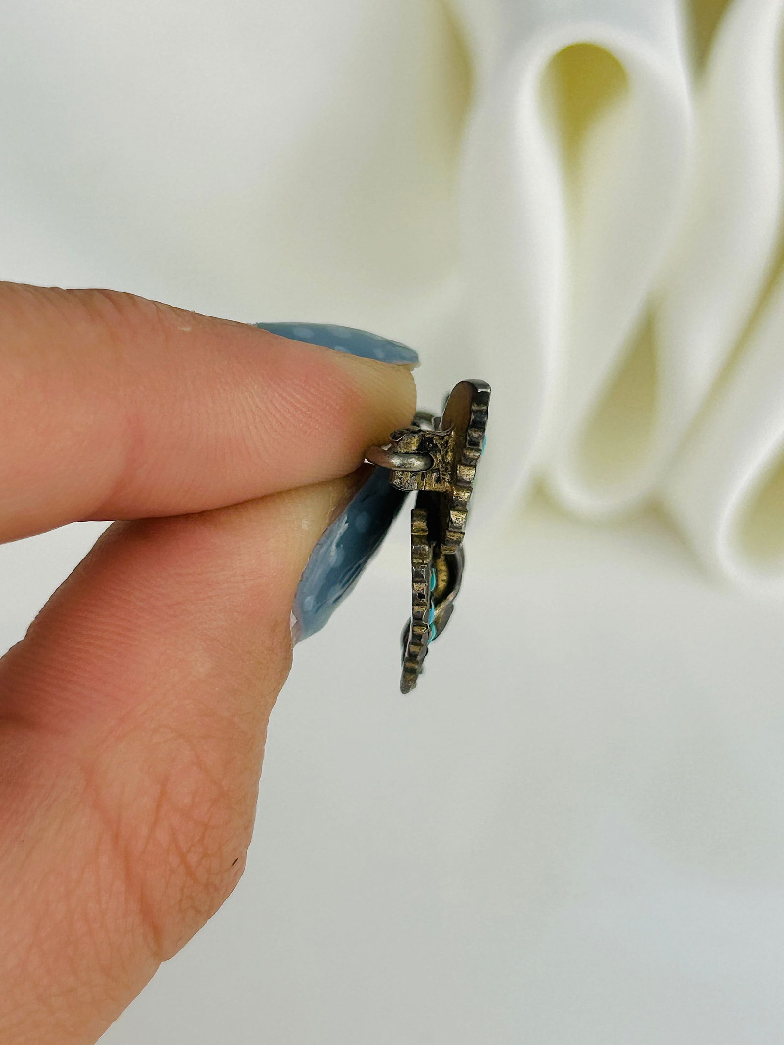 Turquoise Butterfly Brooch - 4