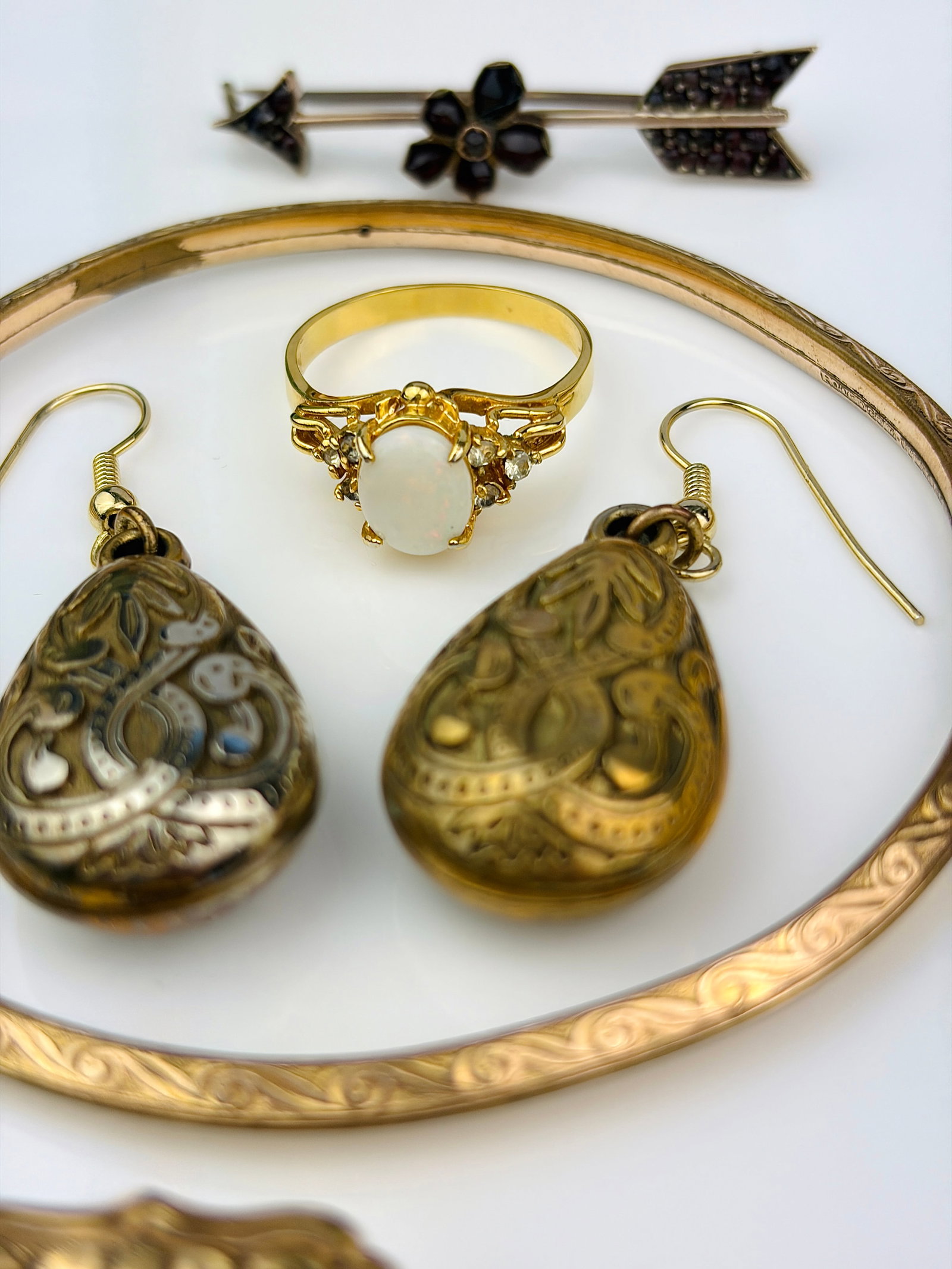 mixed lot of antique and vintage jewellery - 5