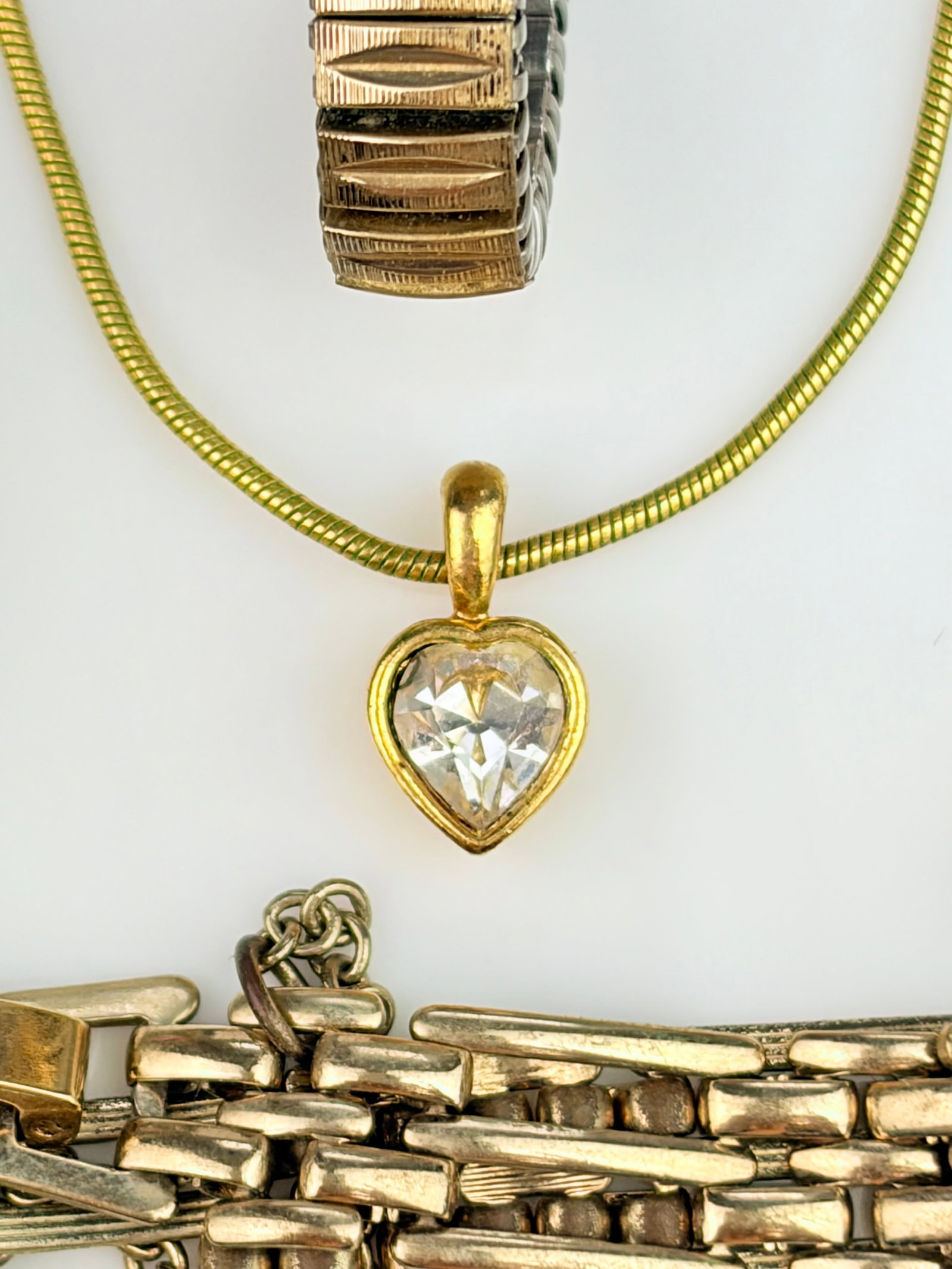 MIXED LOT - WATCHES, BRACELET, CROSS NECKLACE ETC - 4