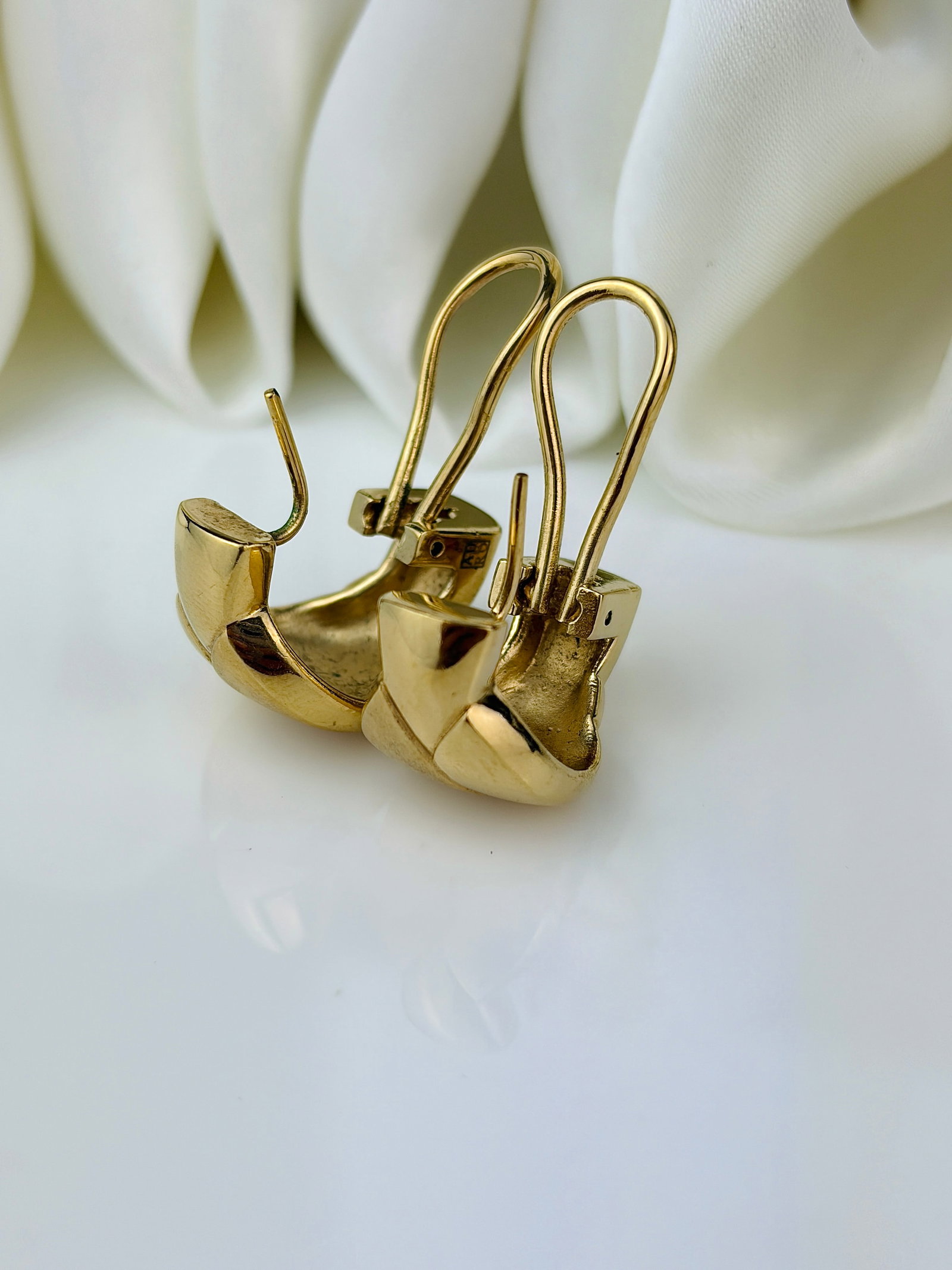 Vintage Auro 24 Carat Yellow Gold Plated Earrings - 3