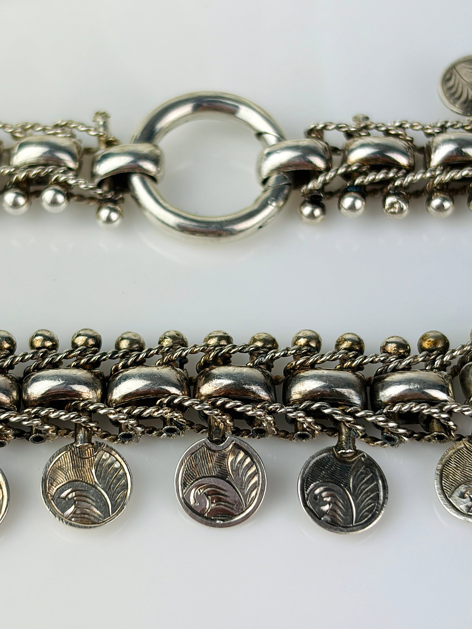 Antique Chunky Detailed Collar Necklace - 4