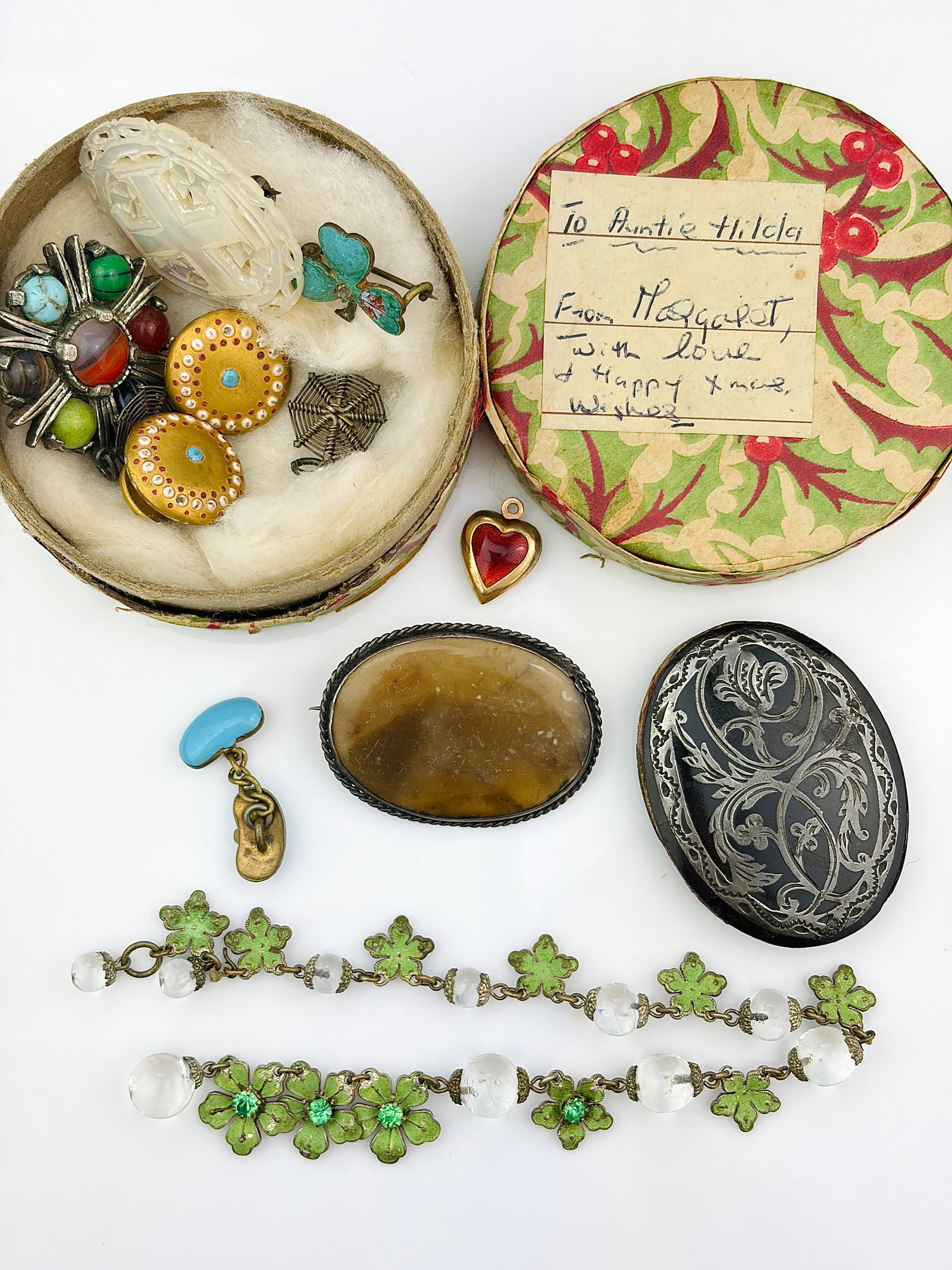 MIXED ANTIQUE JEWELLERY INC POOLS OF LIGHT (1 of 4)