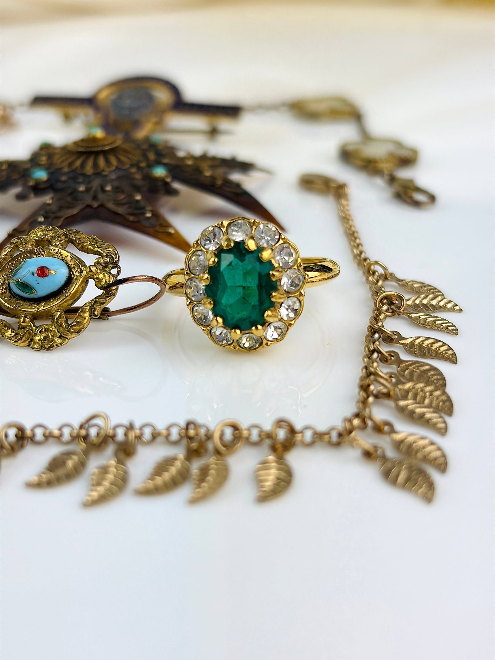 Mixed Lot Rings, Bracelets, Brooches - 3